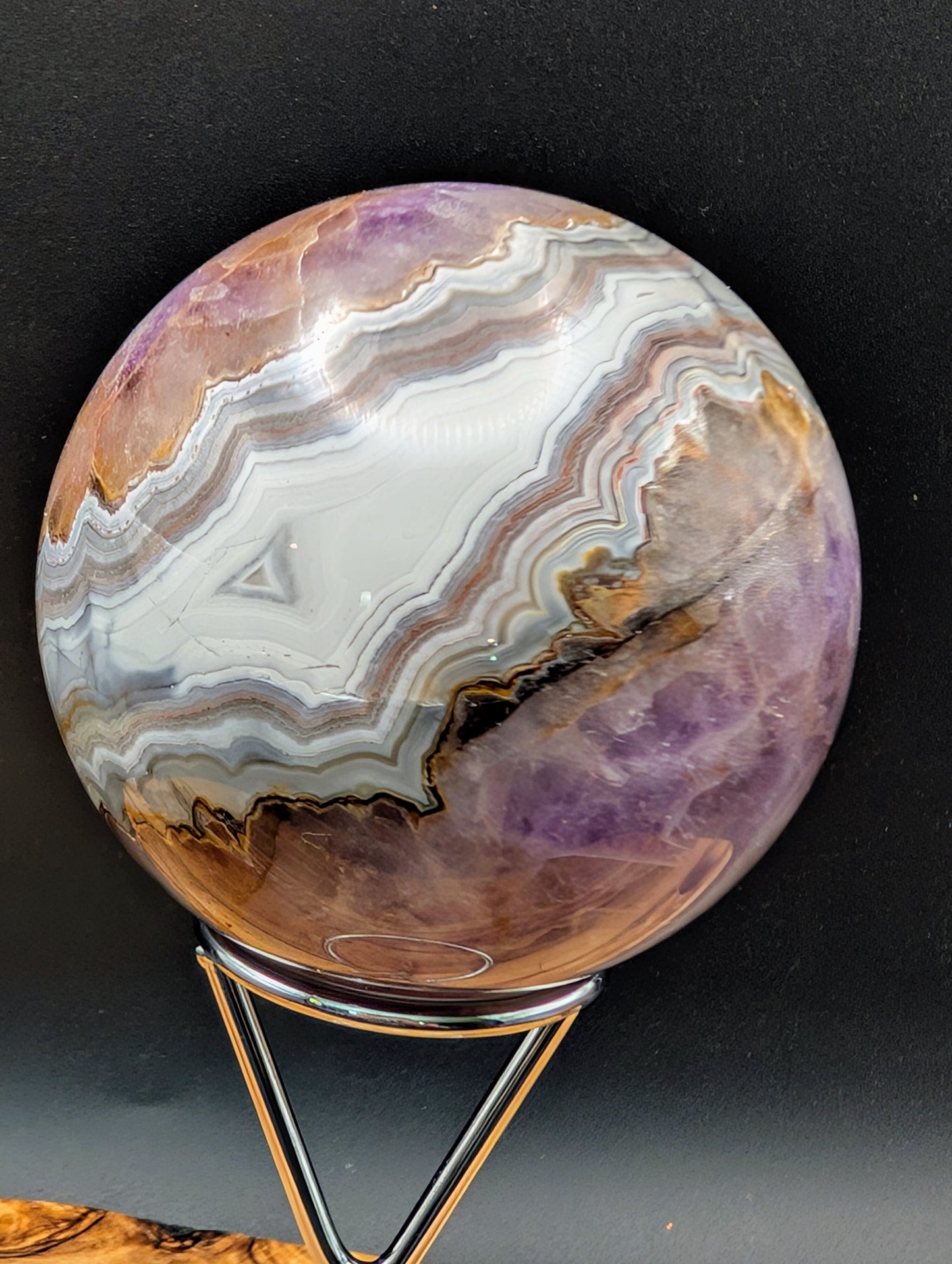 Amethyst Agate Spheres
