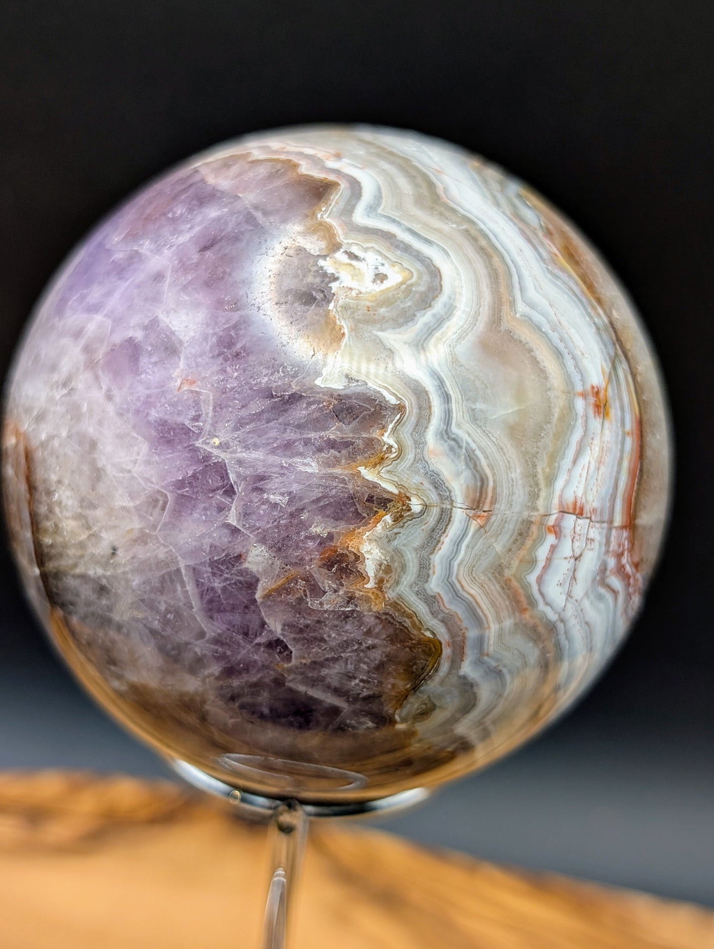 Amethyst Agate Spheres