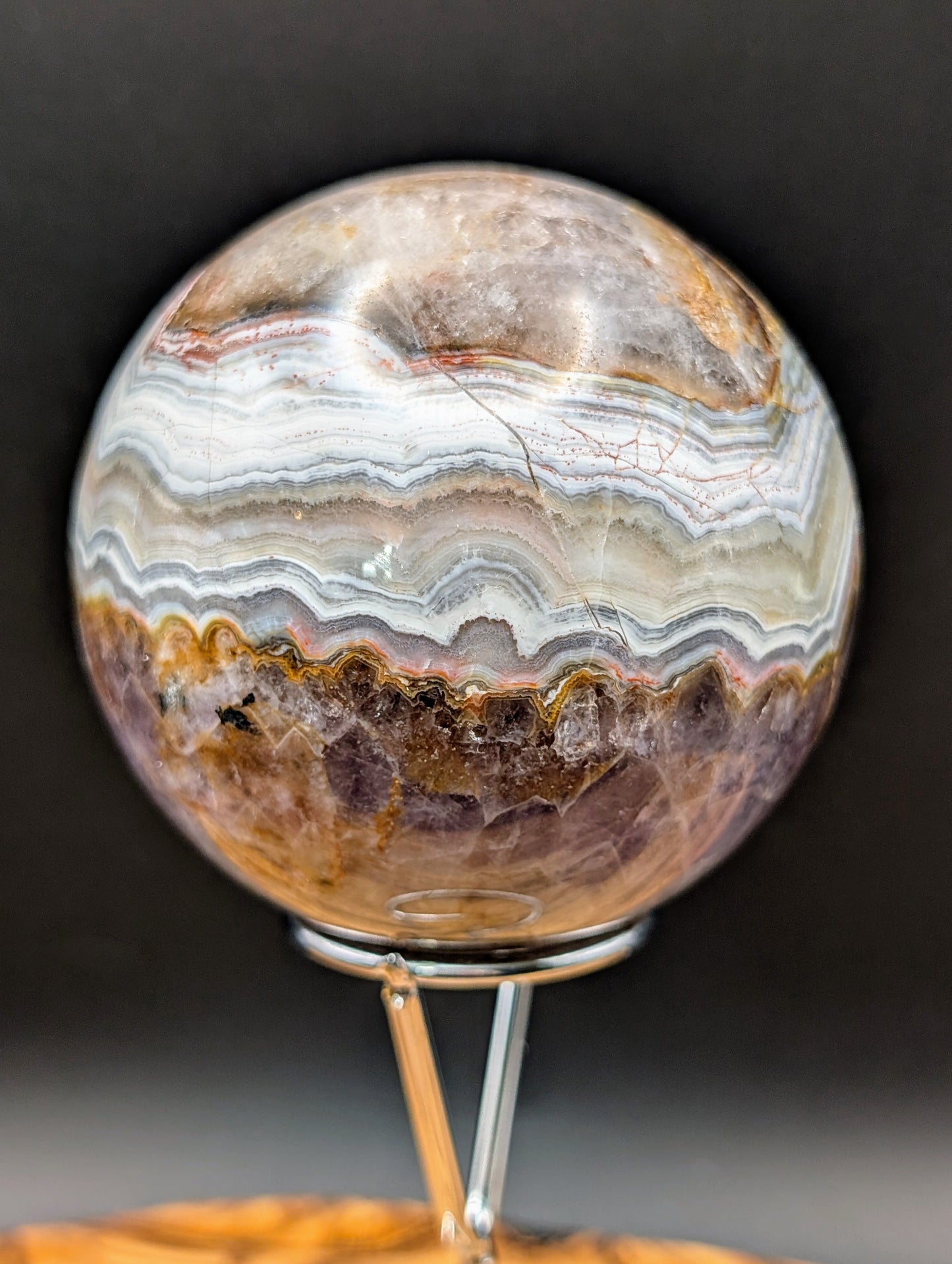Amethyst Agate Spheres