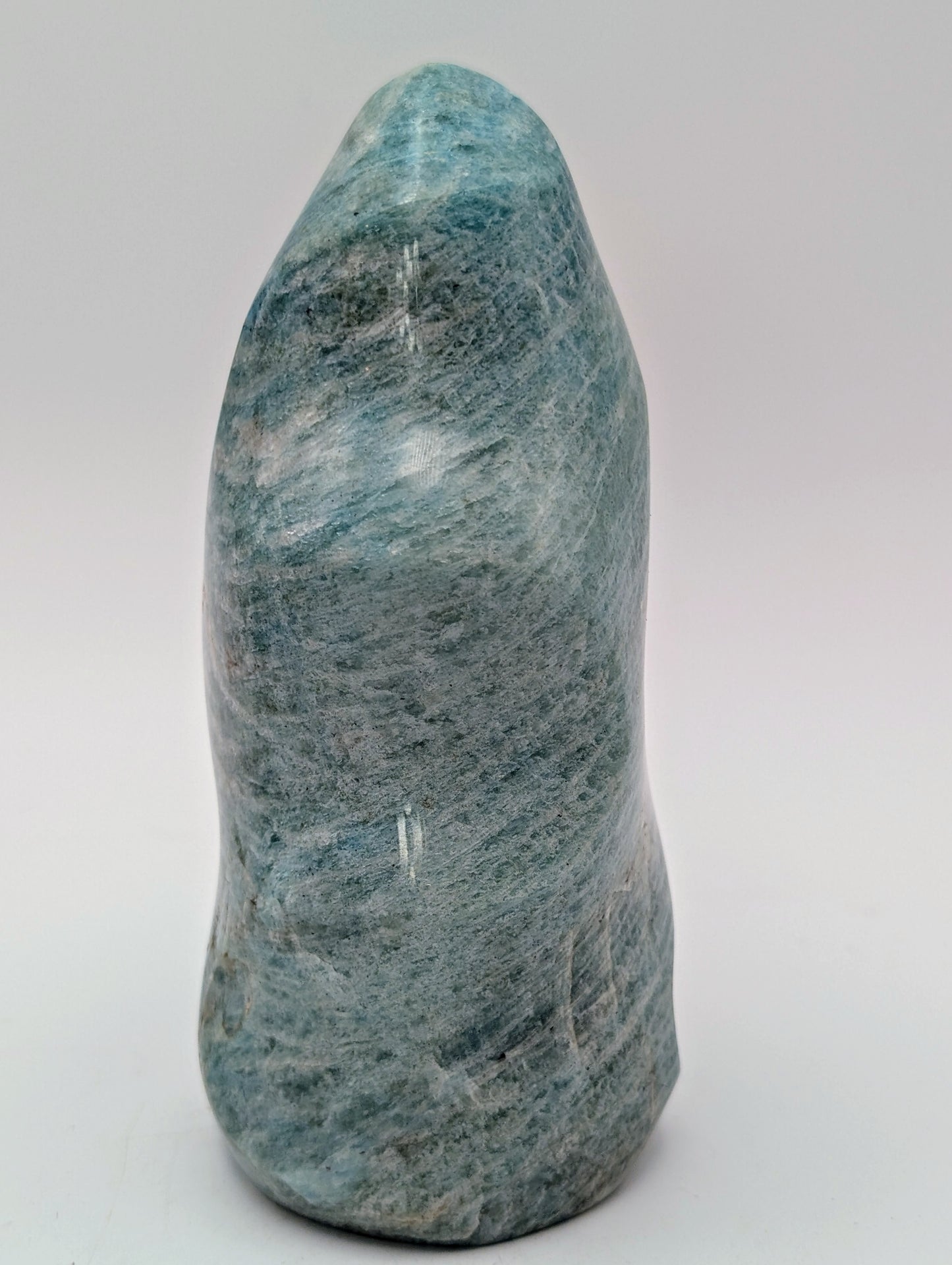 Amazonite Crystal Flames- Stunning Blue Color