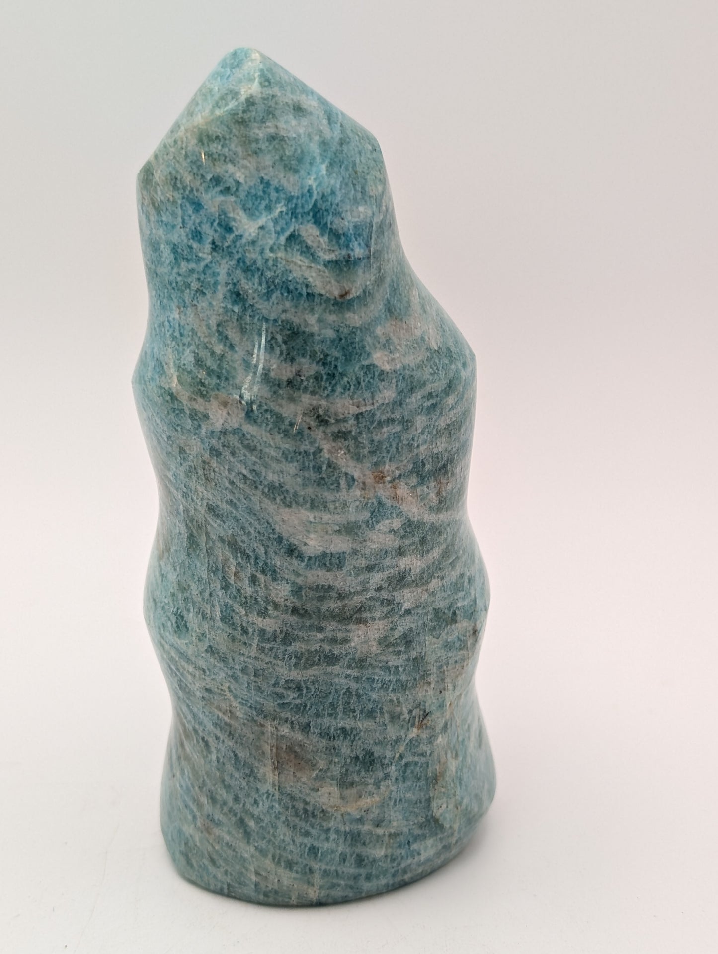 Amazonite Crystal Flames- Stunning Blue Color