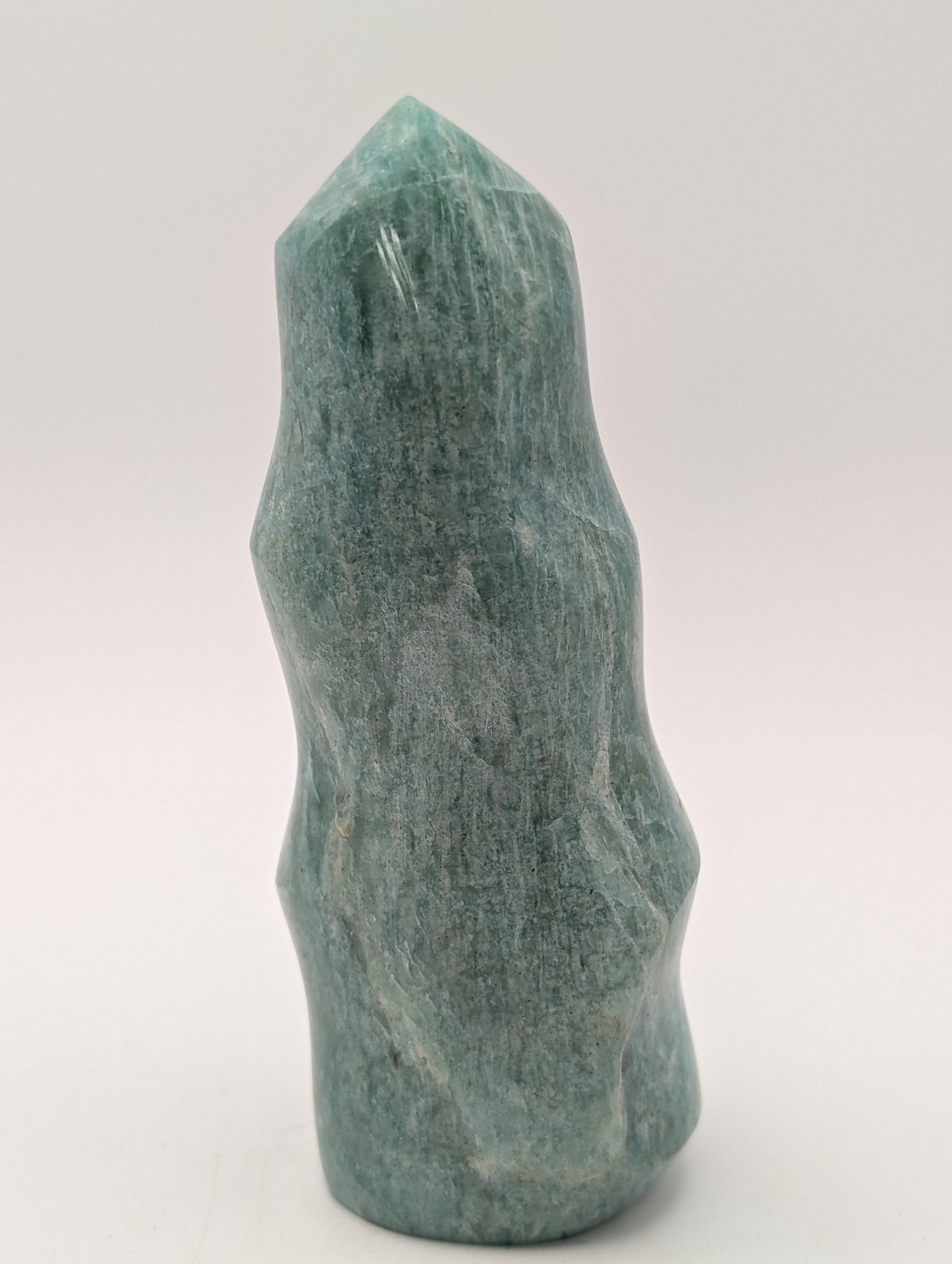 Amazonite Crystal Flames- Stunning Blue Color