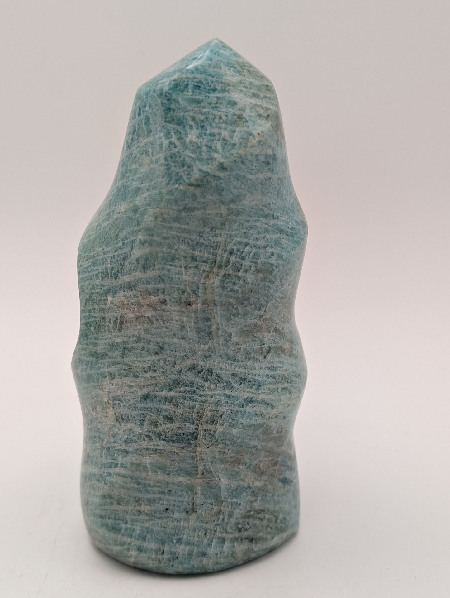 Amazonite Crystal Flames- Stunning Blue Color