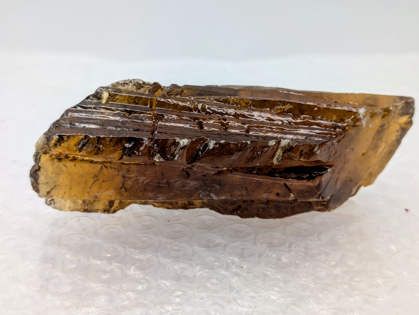 Amber Calcite Raw Stone