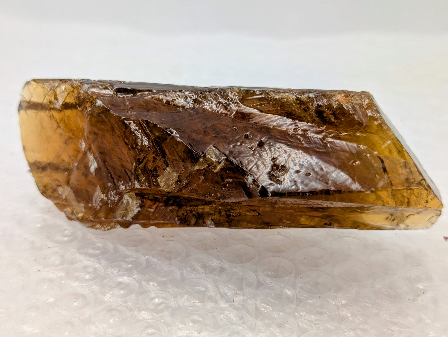 Amber Calcite Raw Stone