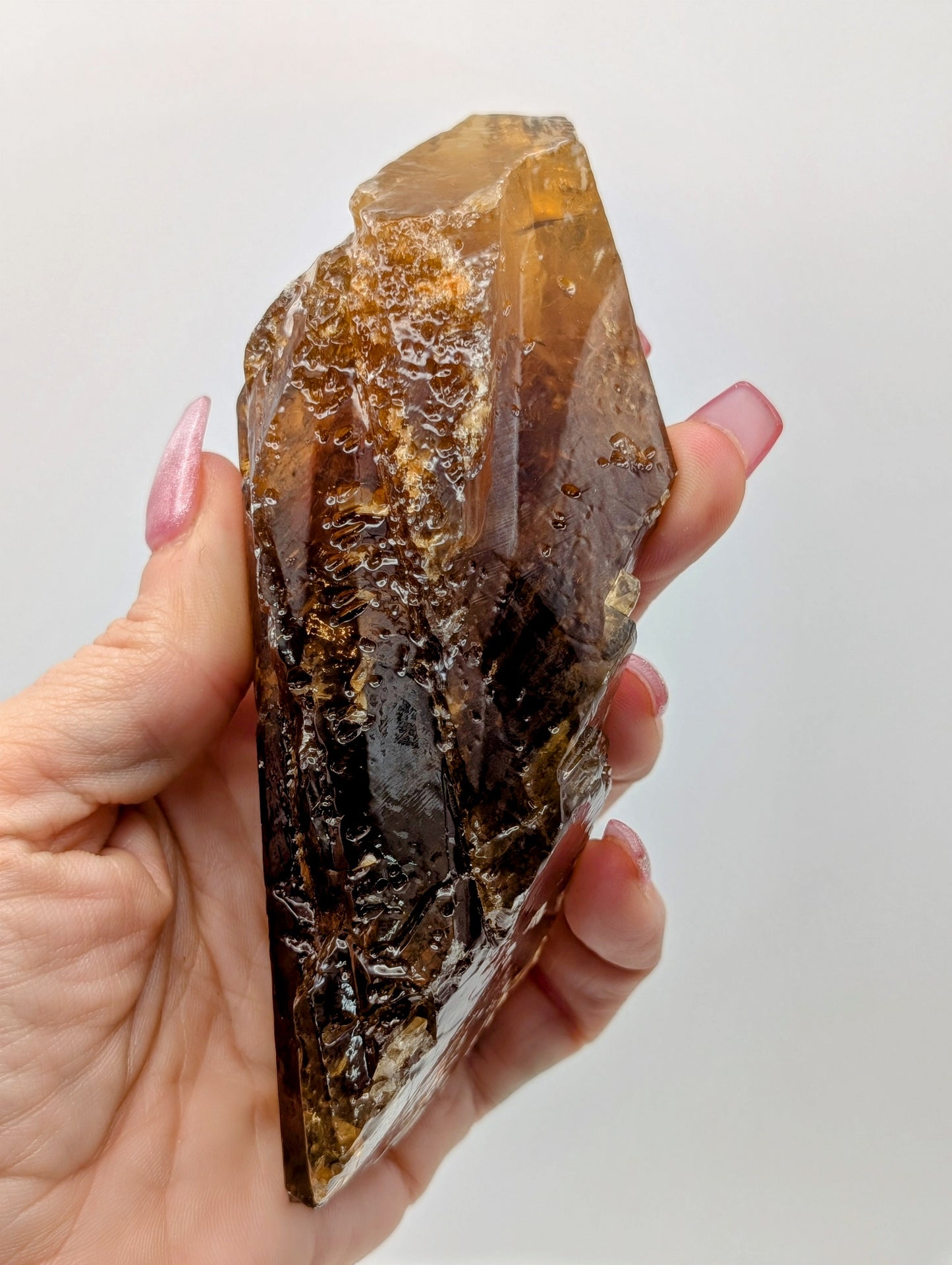 Amber Calcite Raw Stone