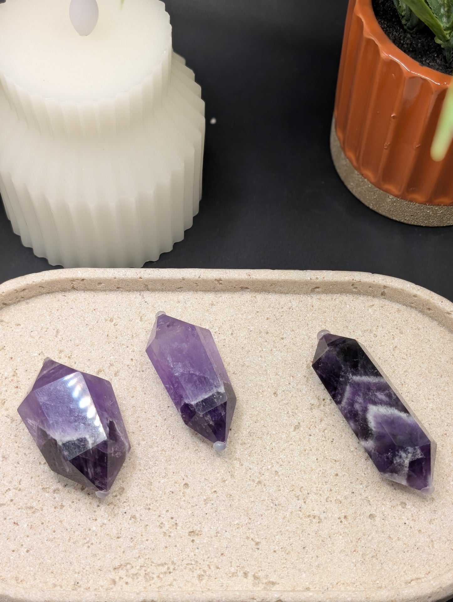 Amethyst Double Terminated Points