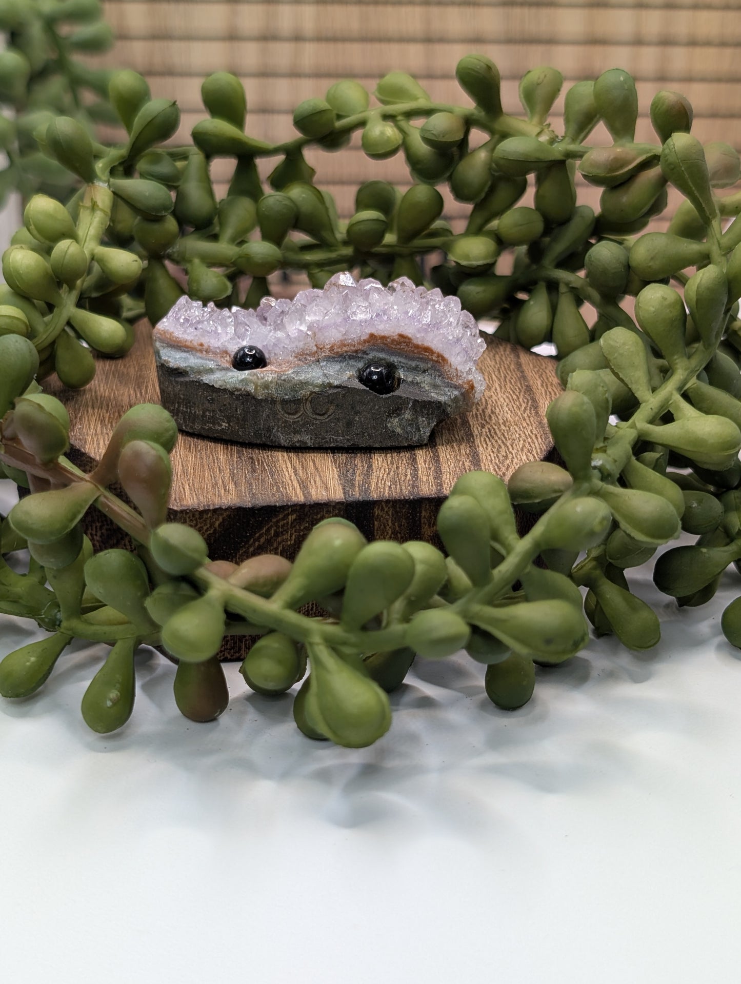 Amethyst Cluster Rock Buddies aka Hedgehogs - Up For Adoption!