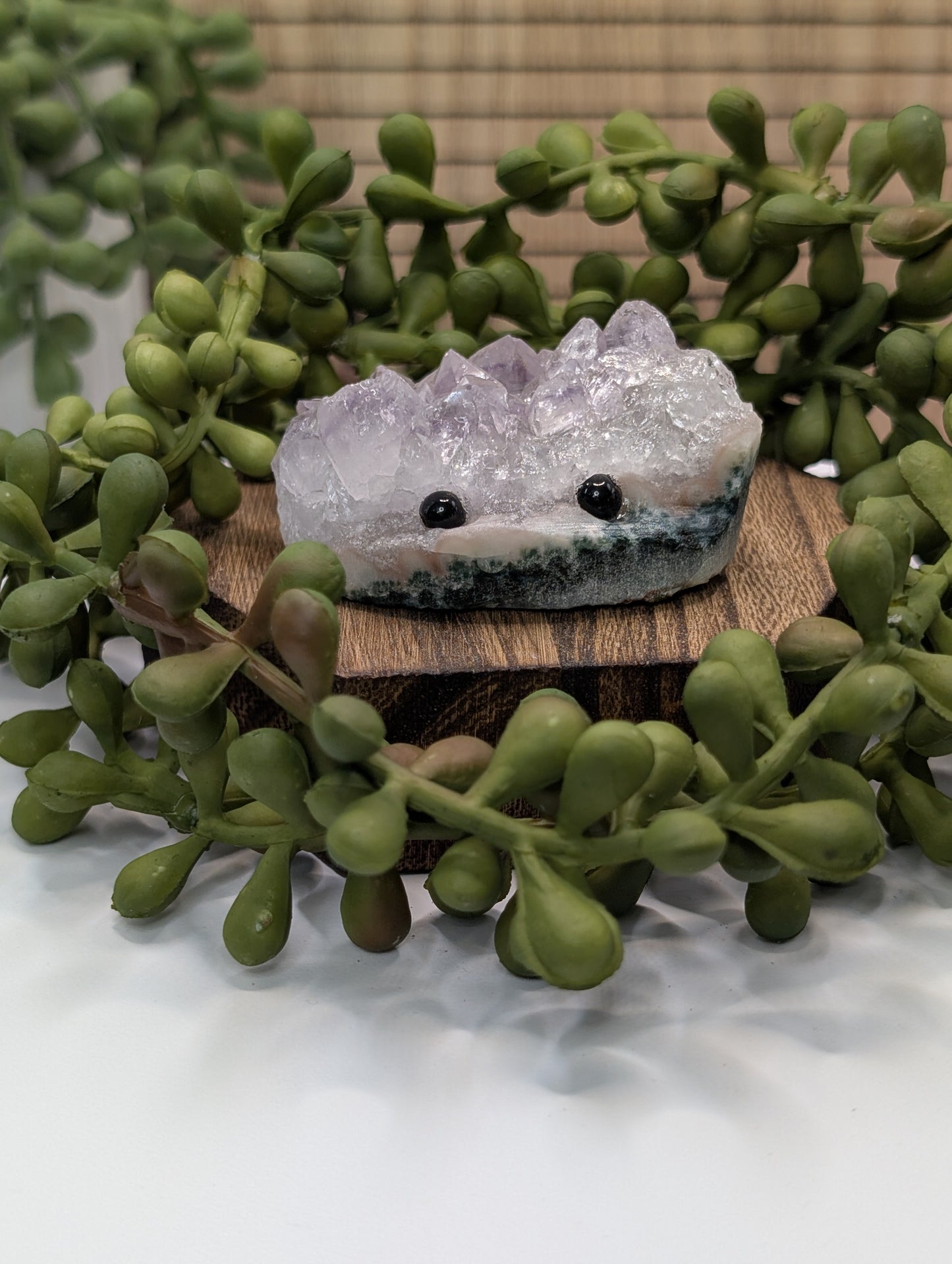 Amethyst Cluster Rock Buddies aka Hedgehogs - Up For Adoption!