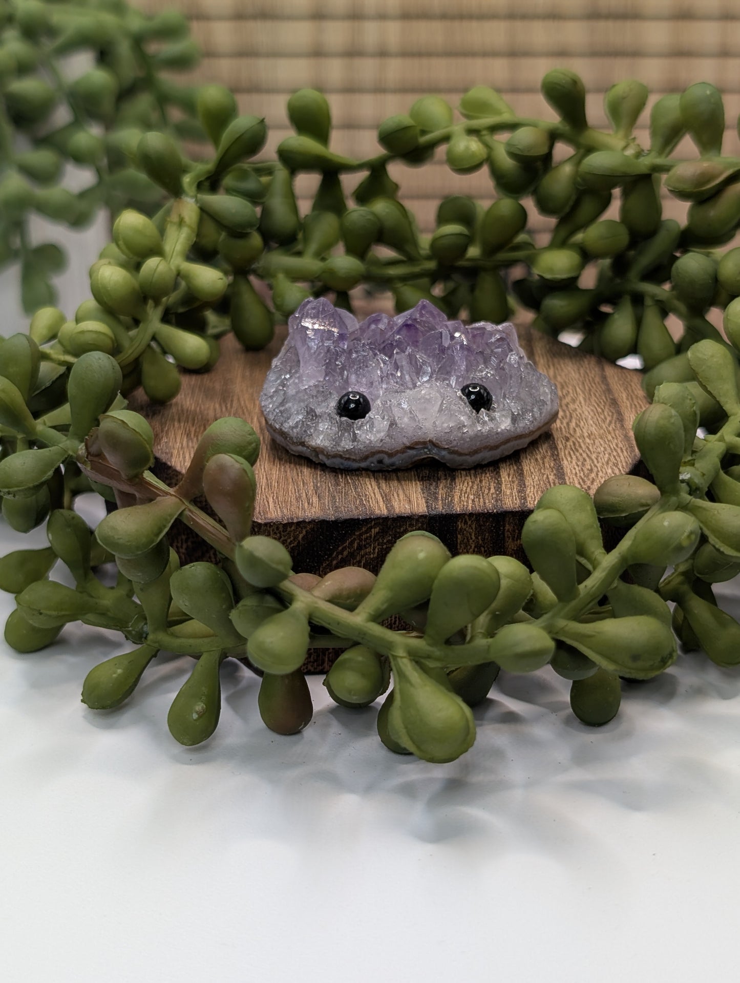 Amethyst Cluster Rock Buddies aka Hedgehogs - Up For Adoption!