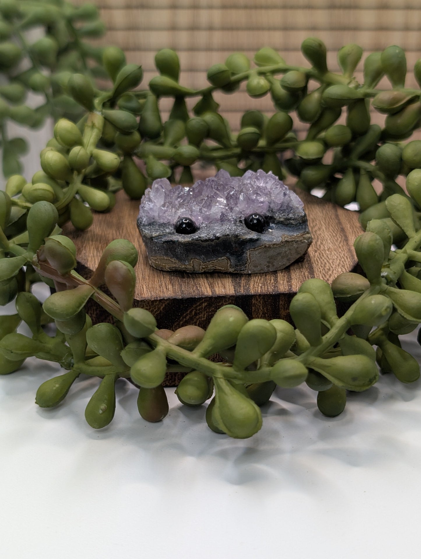 Amethyst Cluster Rock Buddies aka Hedgehogs - Up For Adoption!