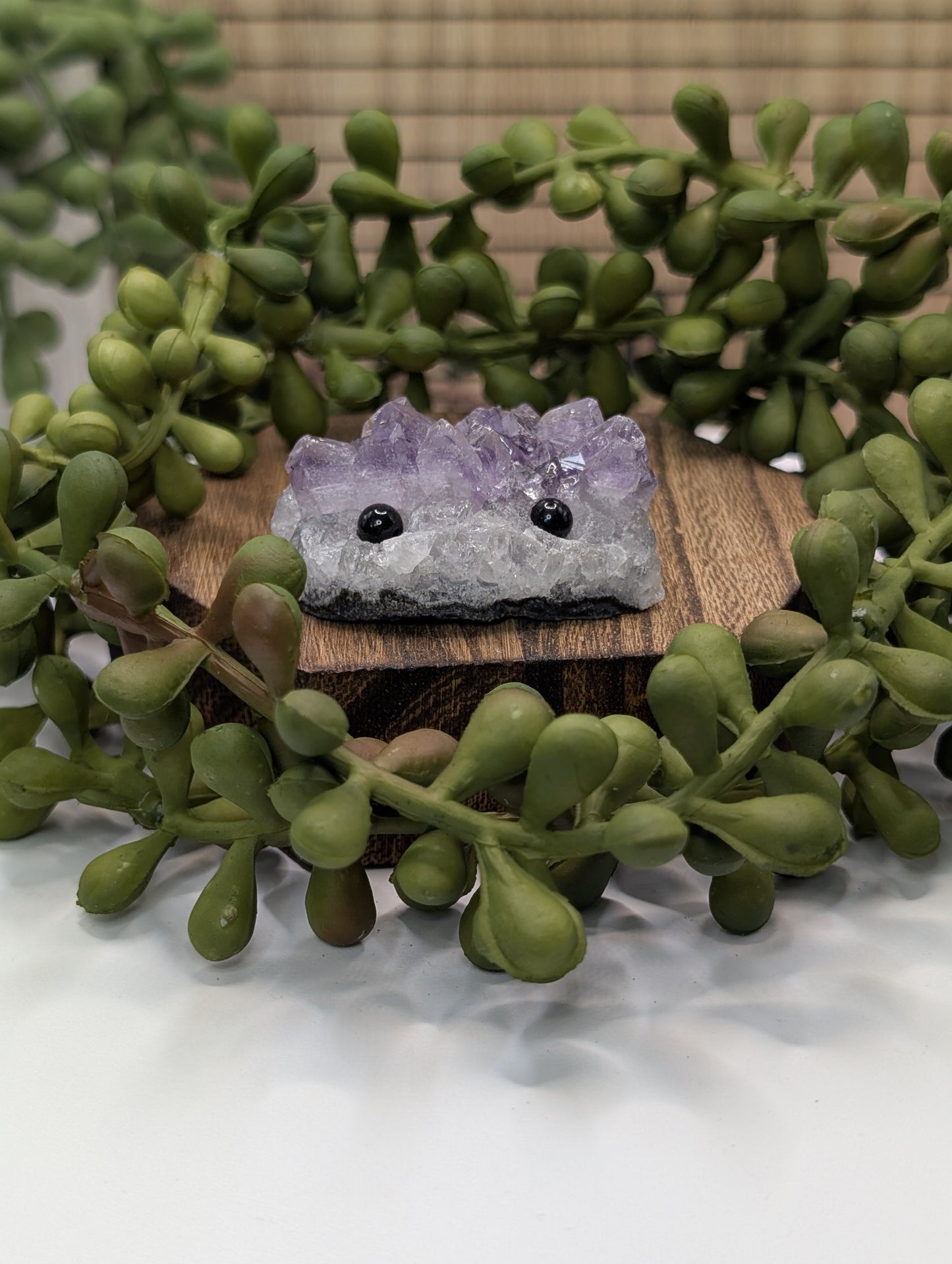 Amethyst Cluster Rock Buddies aka Hedgehogs - Up For Adoption!