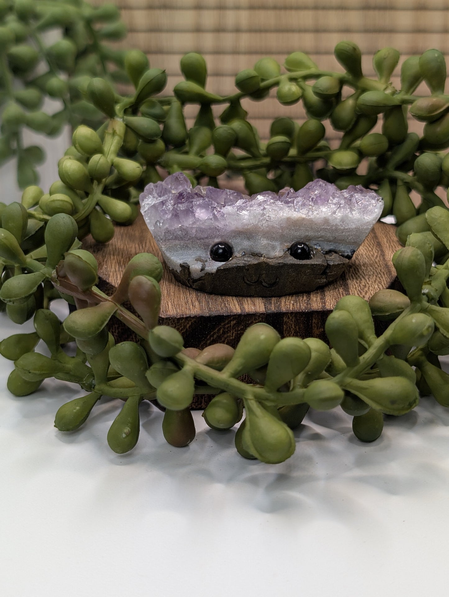 Amethyst Cluster Rock Buddies aka Hedgehogs - Up For Adoption!