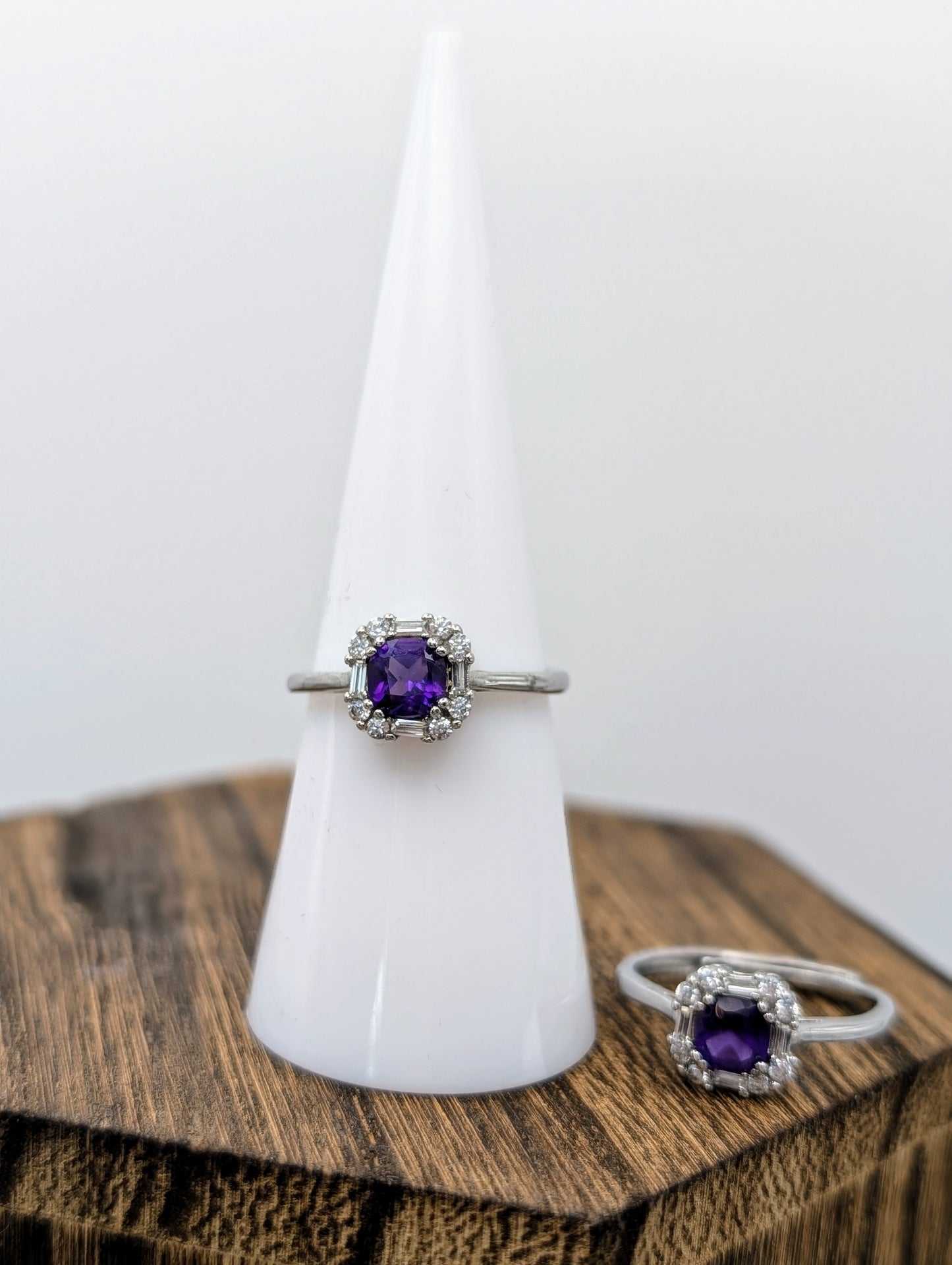 Semi Precious Crystal Gemstones & Birthstone Rings in Common Silver