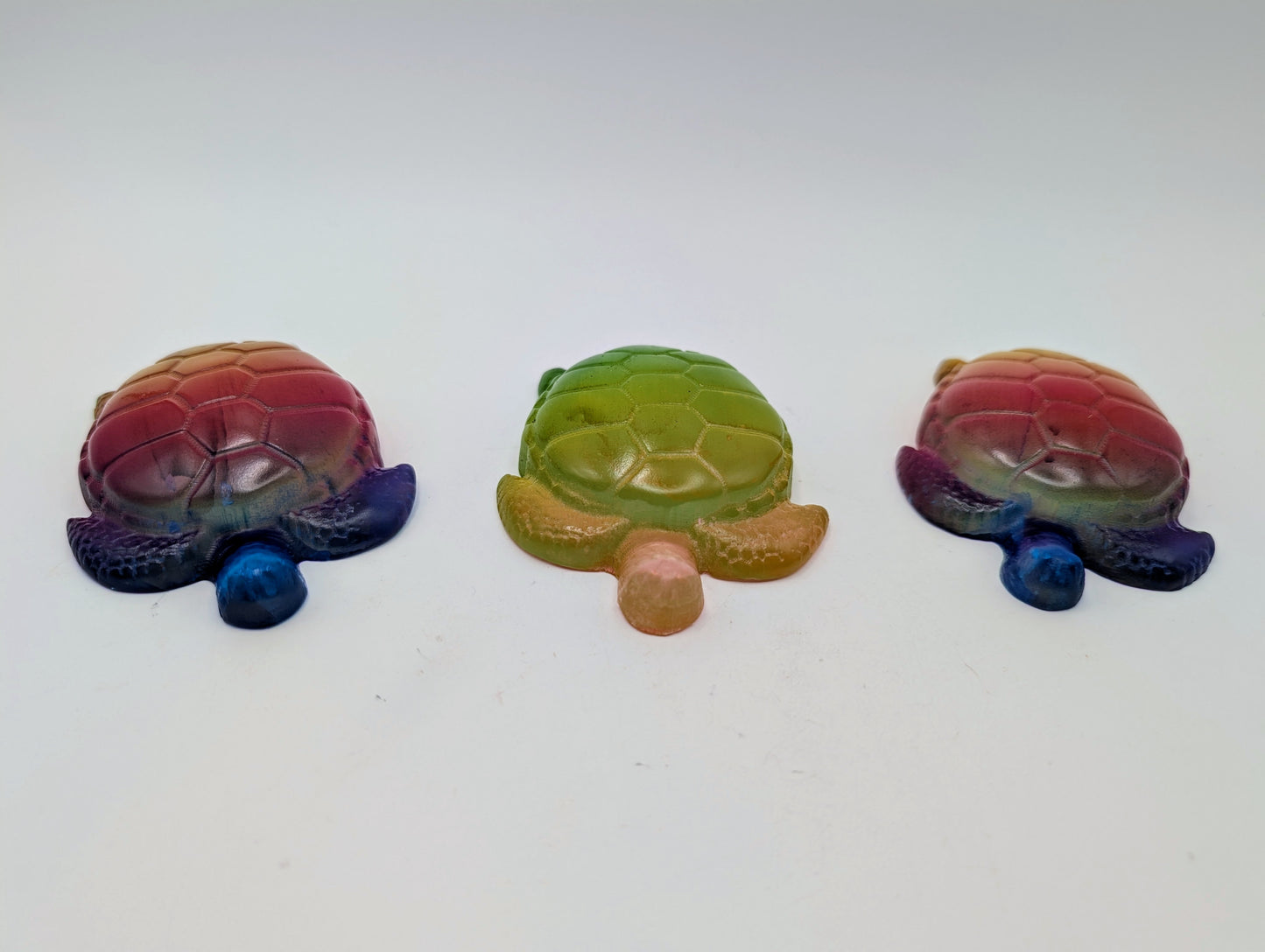 Aura Selenite Turtles