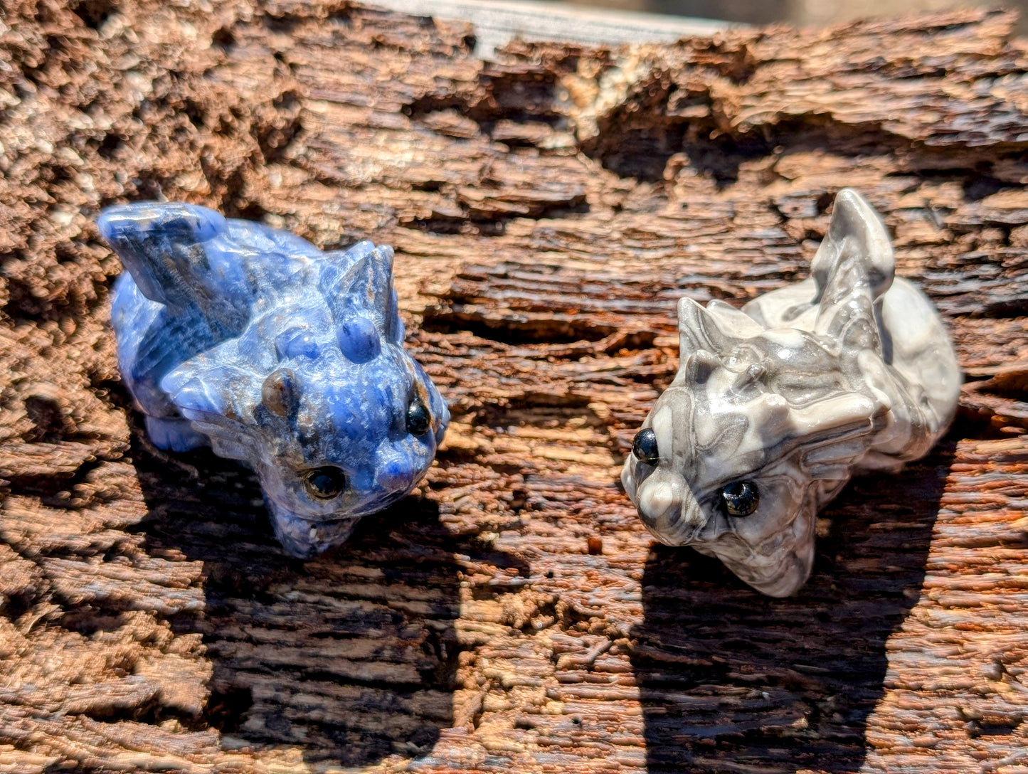 Baby Dragon Crystal Carvings - Medium Size
