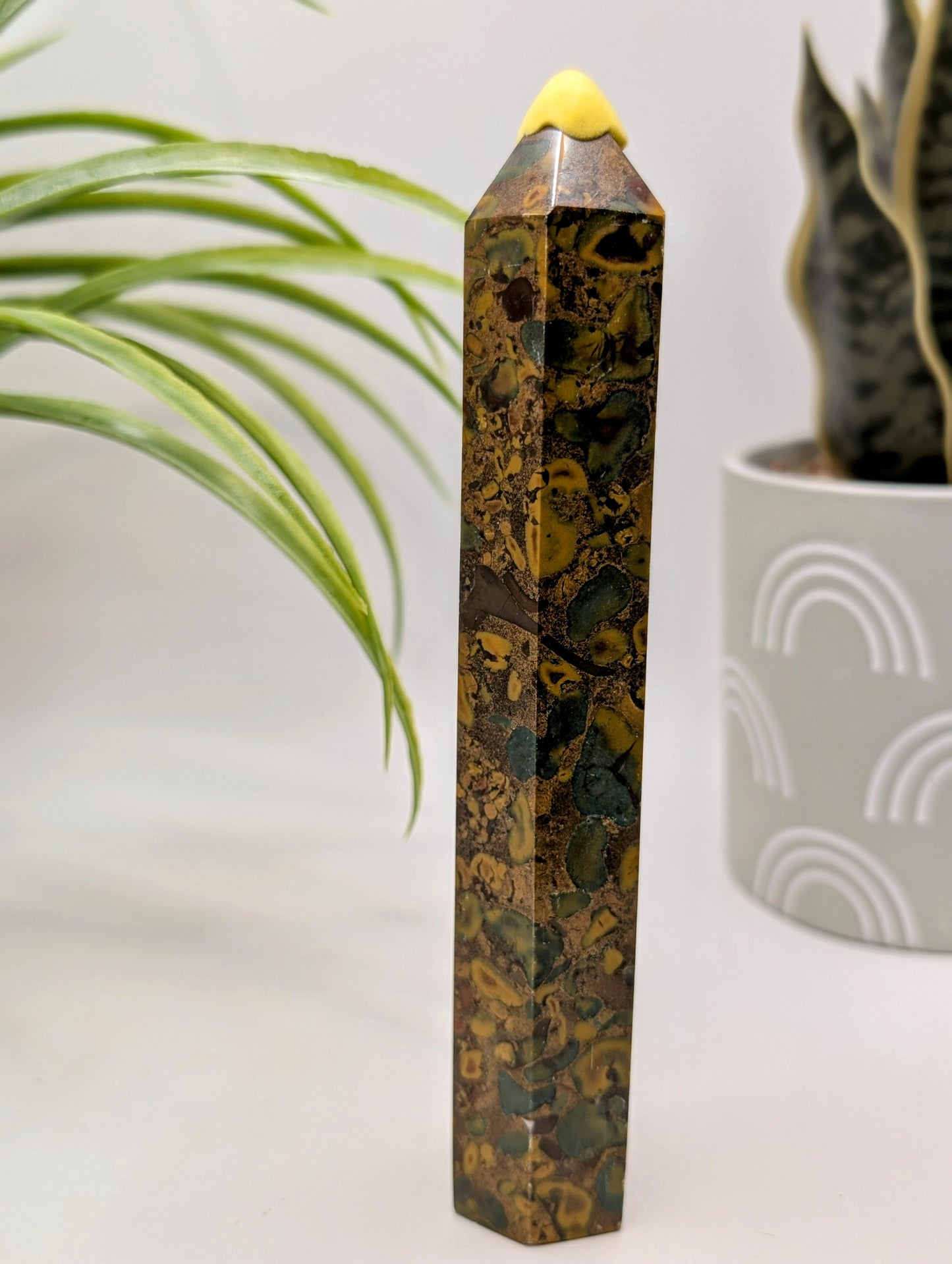 Ajooba Jasper Stone - Fruit Jasper - Bamboo Jasper Towers