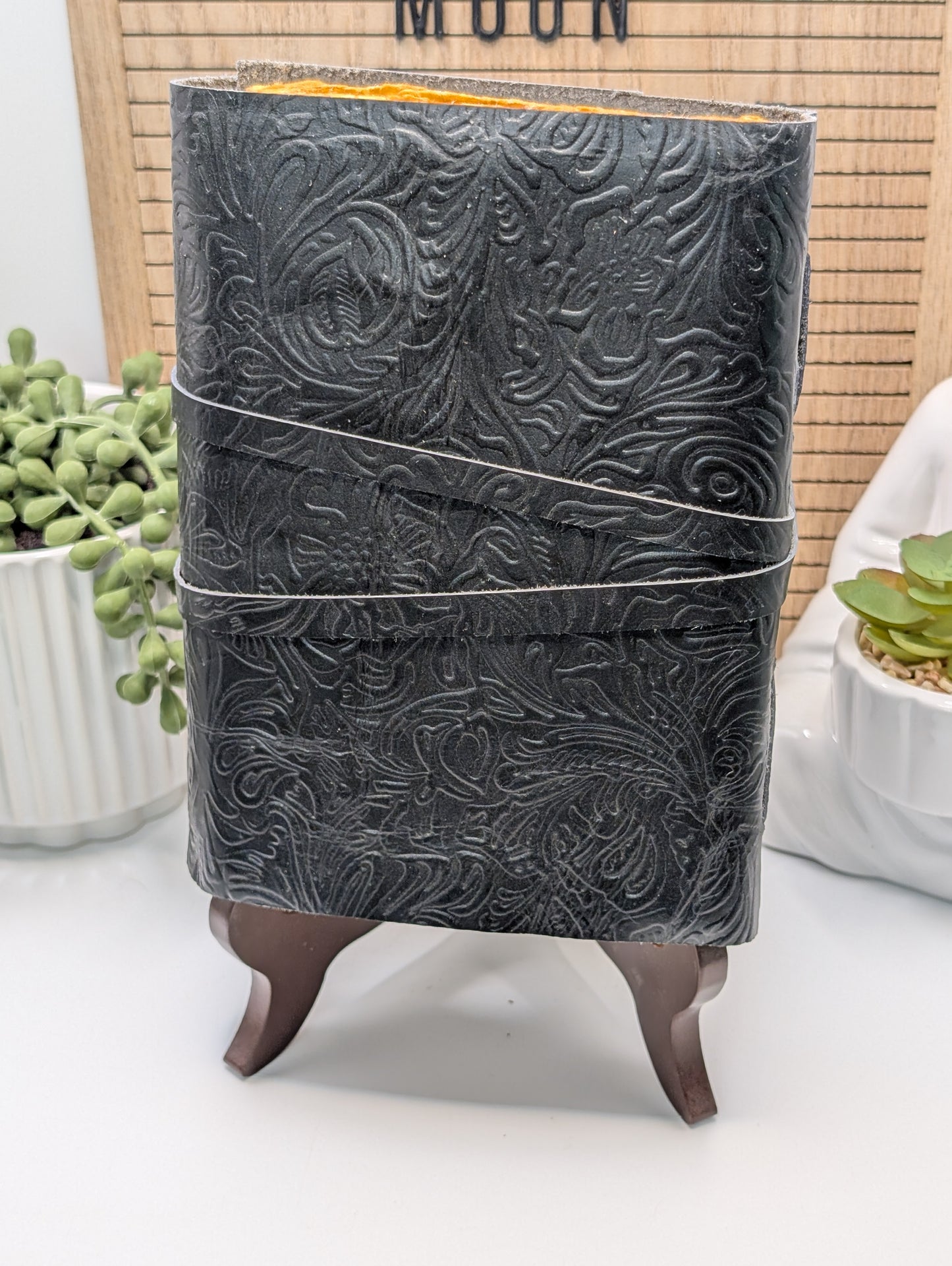 Handmade Genuine Leather Journals with Skeleton Key Closures