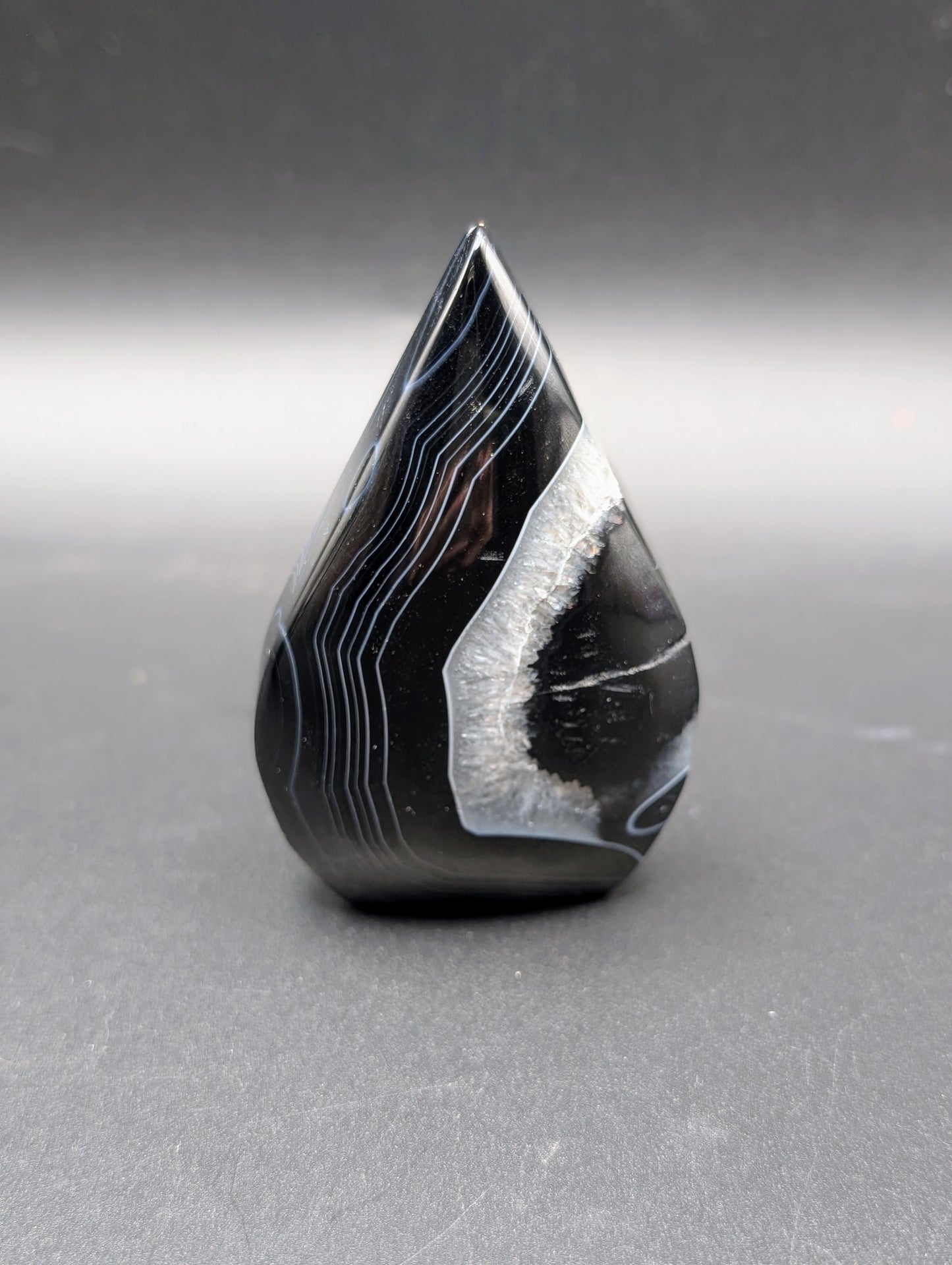 Black Lace Agate / Onyx Free Forms