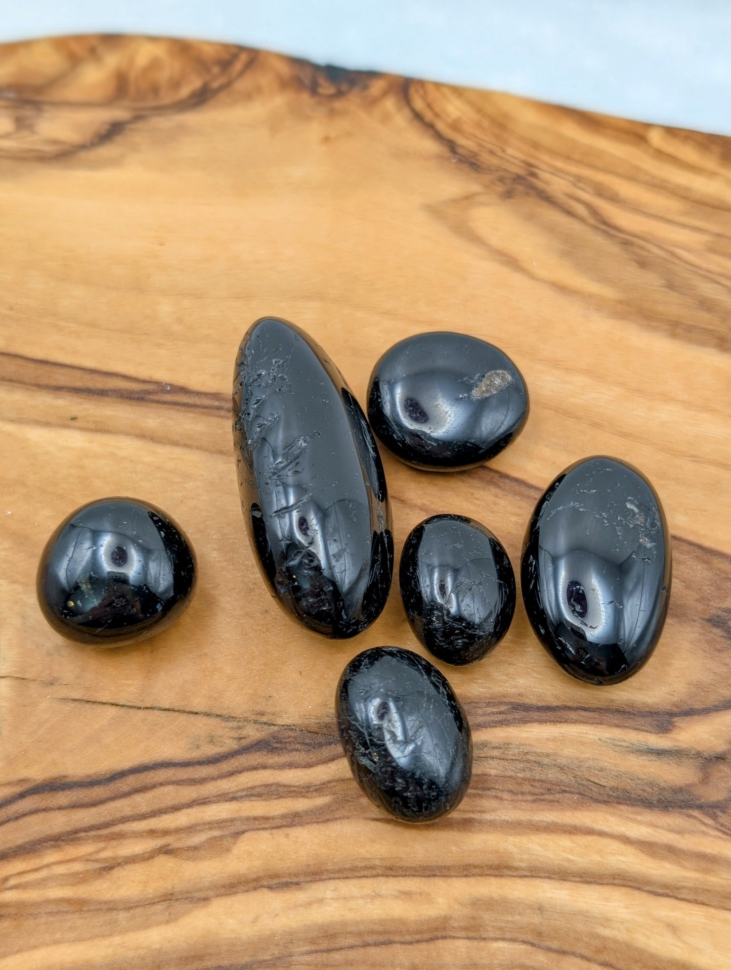 Black Tourmaline Tumbles