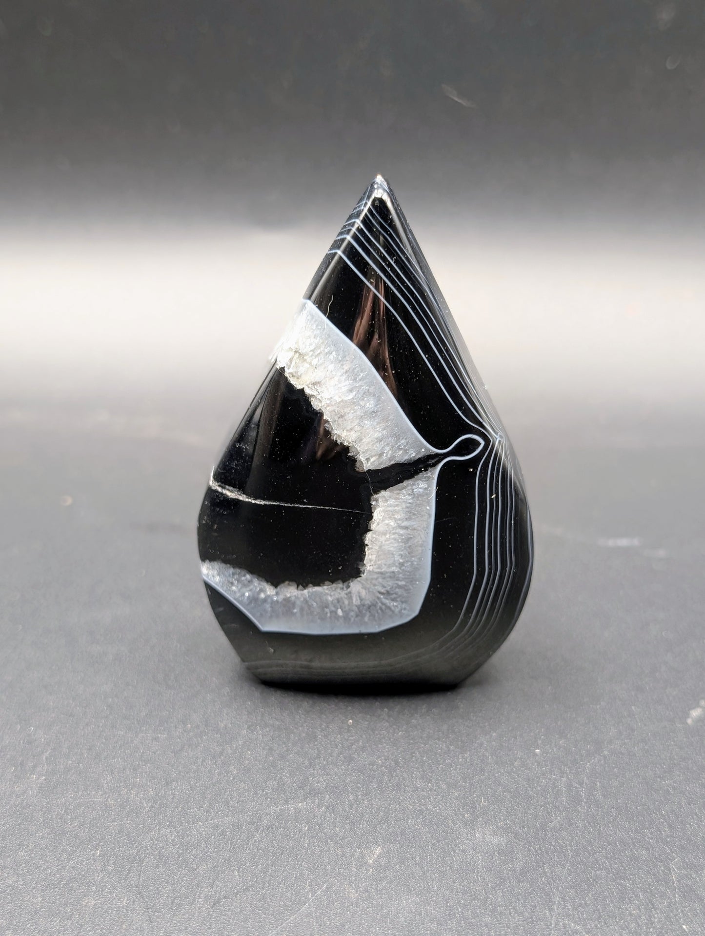 Black Lace Agate / Onyx Free Forms