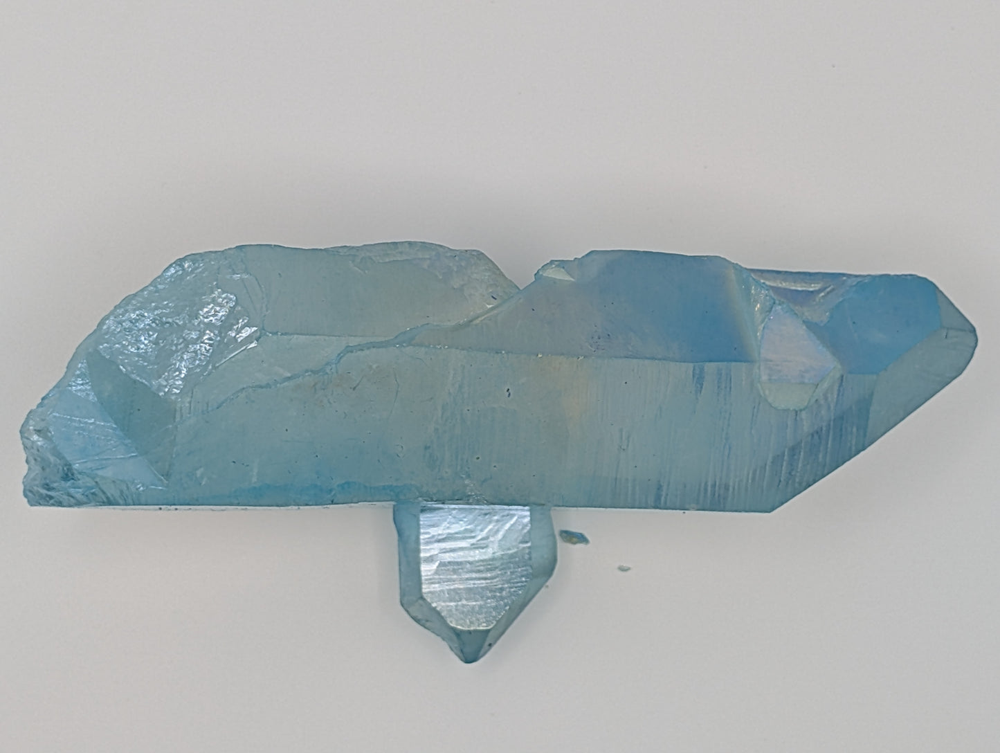 Blue Angel Aura Quartz Cluster