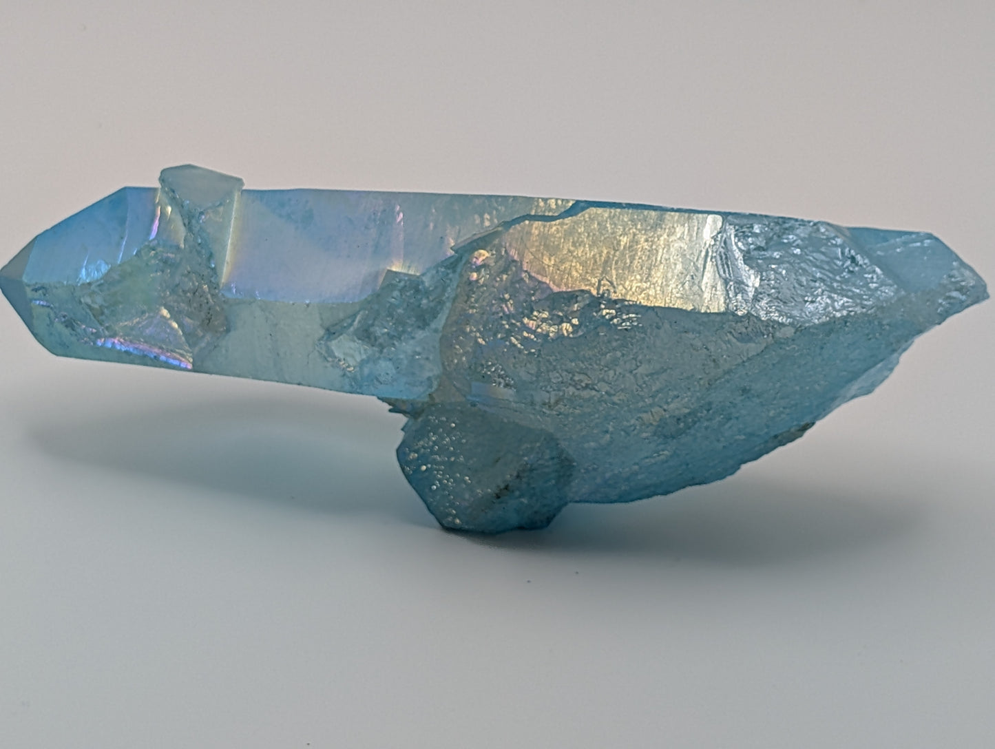 Blue Angel Aura Quartz Cluster