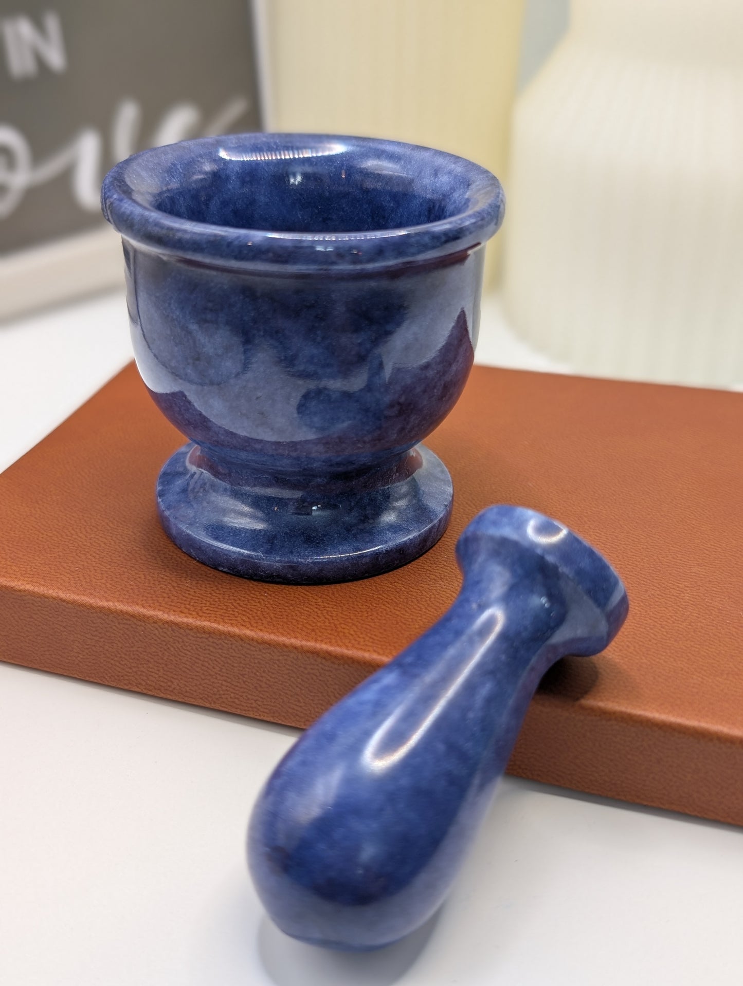 Natural Mixed Stones - Mortar & Pestle Sets "Stunningly Beautiful"