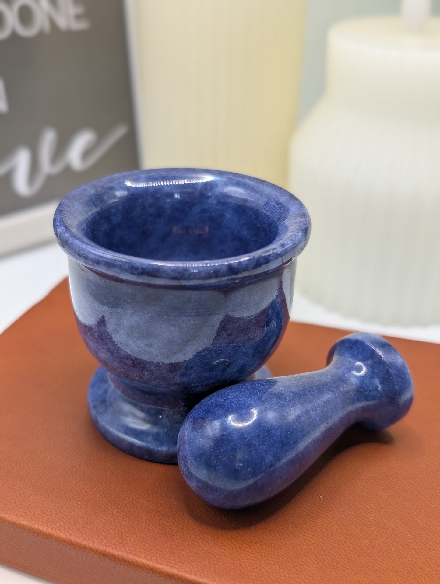 Natural Mixed Stones - Mortar & Pestle Sets "Stunningly Beautiful"