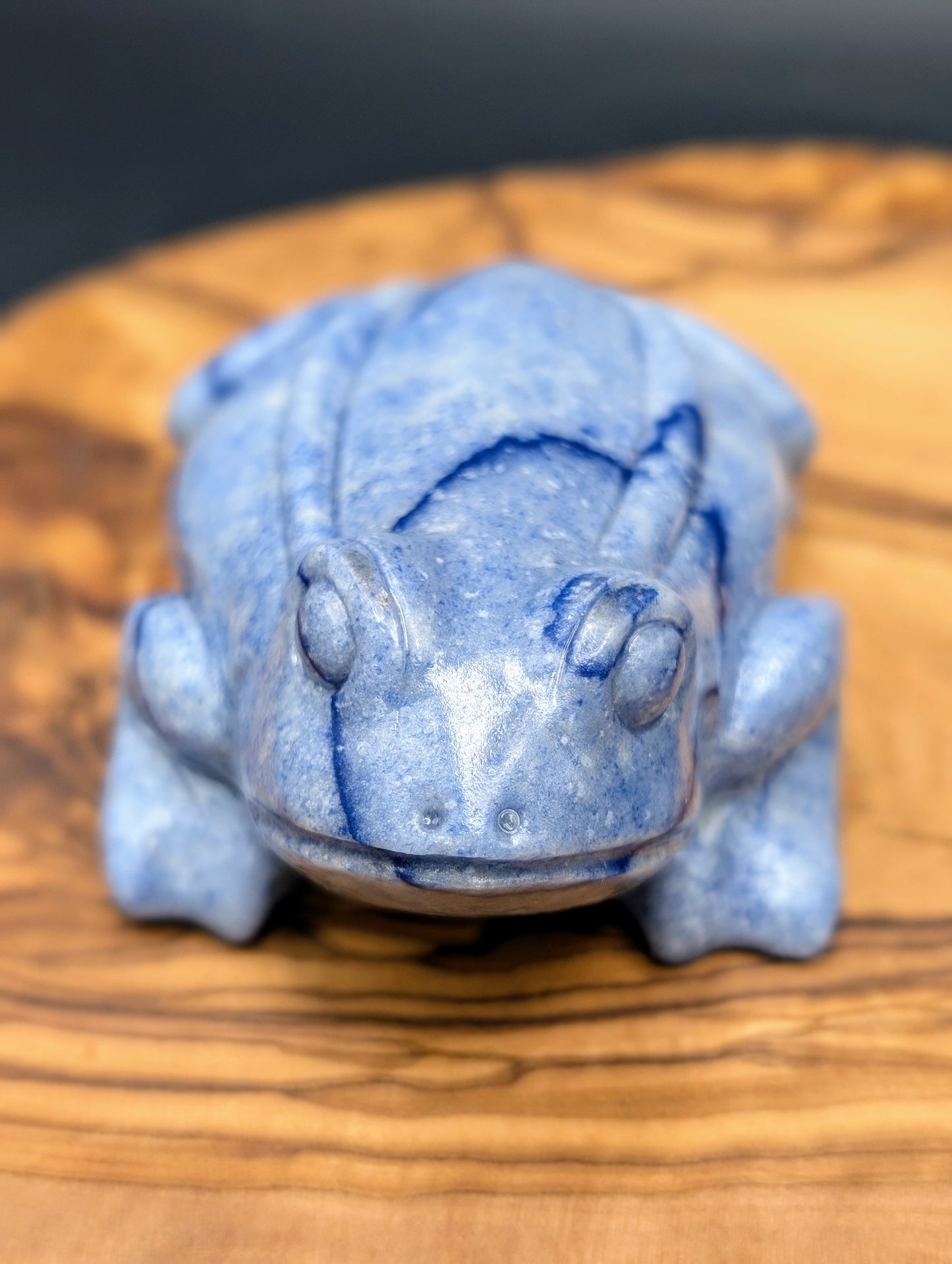 Crystal Frog Carvings