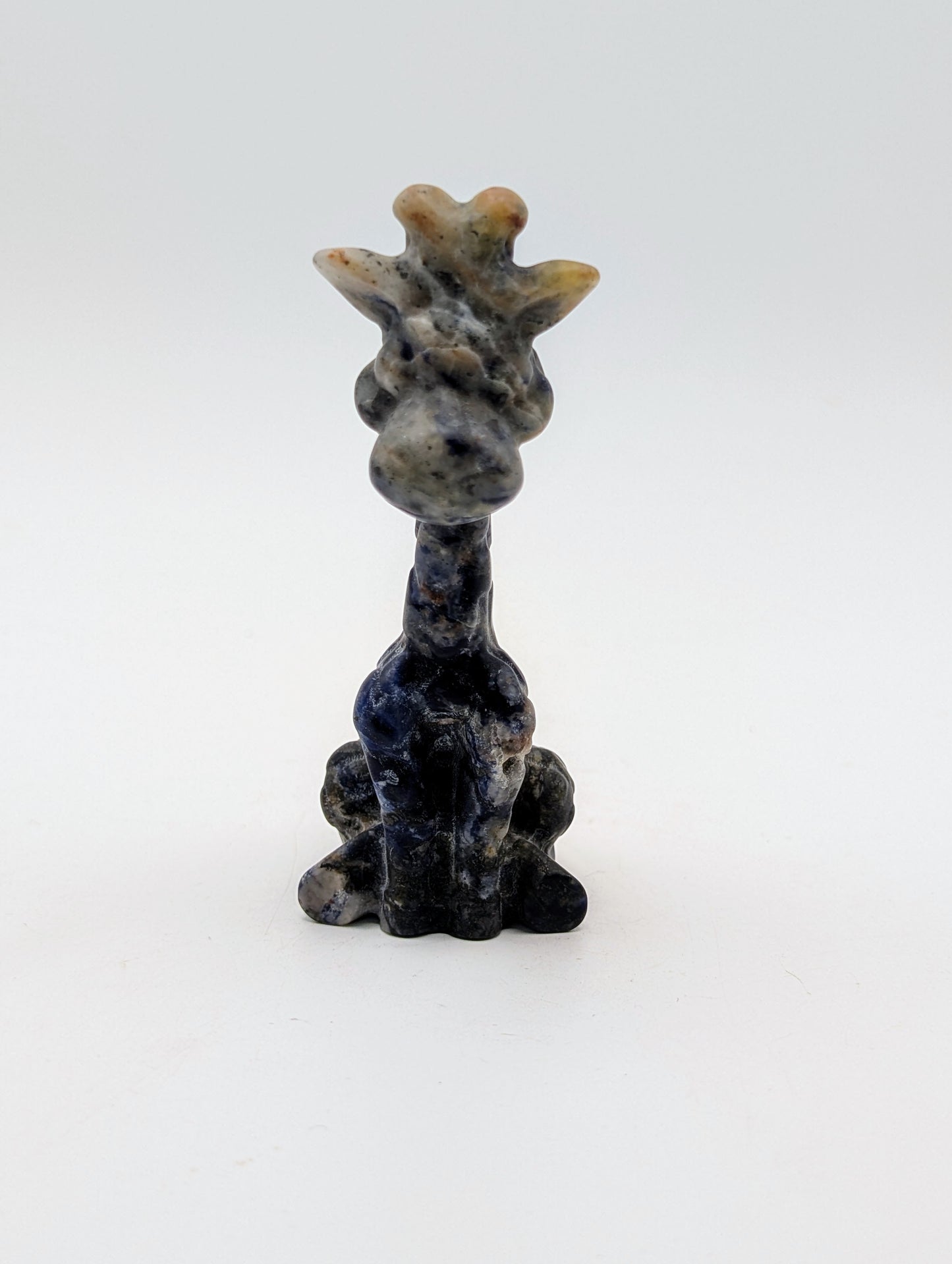 Crystal Giraffe Carvings in Various Stones
