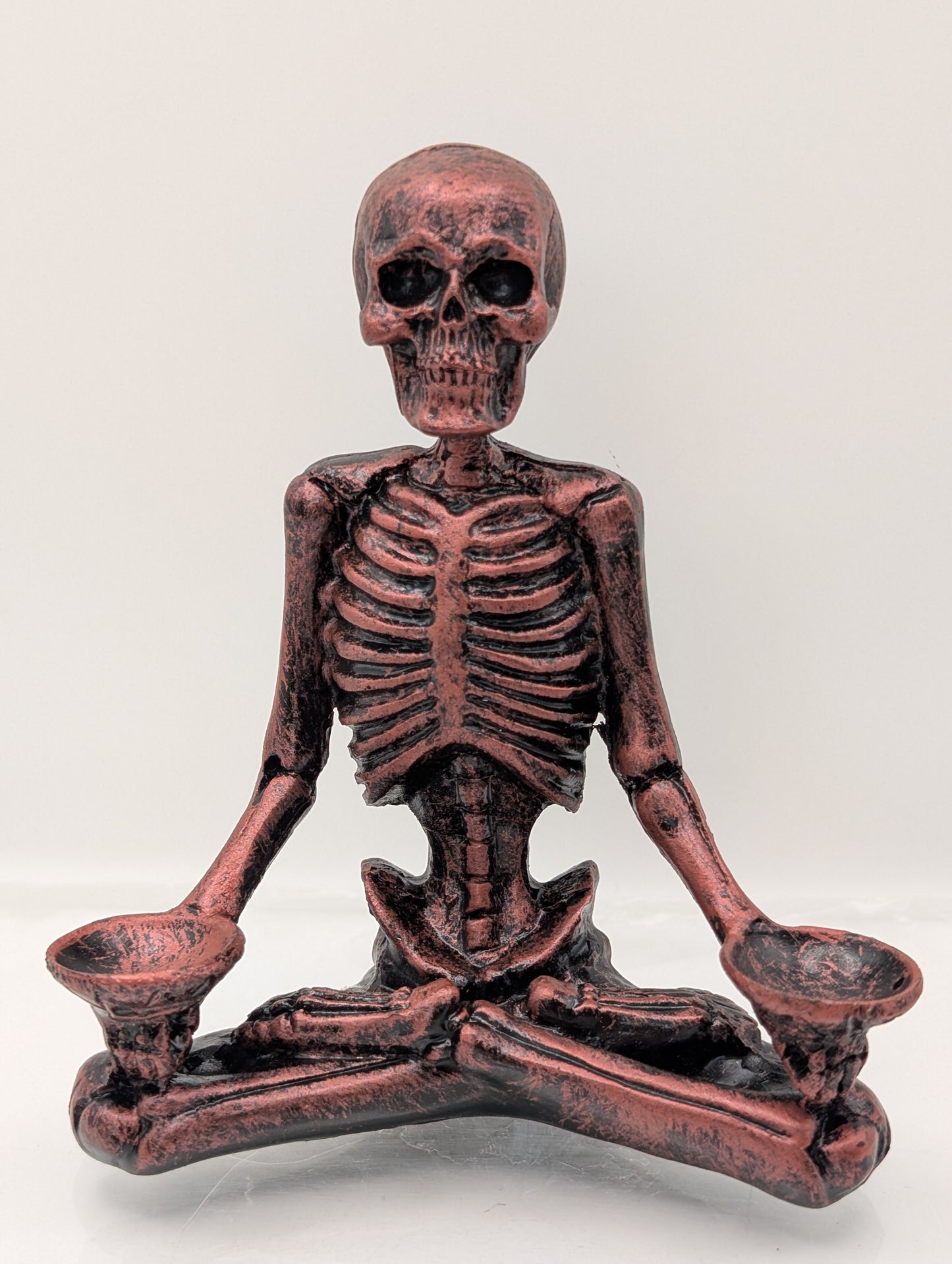 Skeleton Resin Sphere Stand in Bronze and Gold Colors - Come in Gift Boxes!