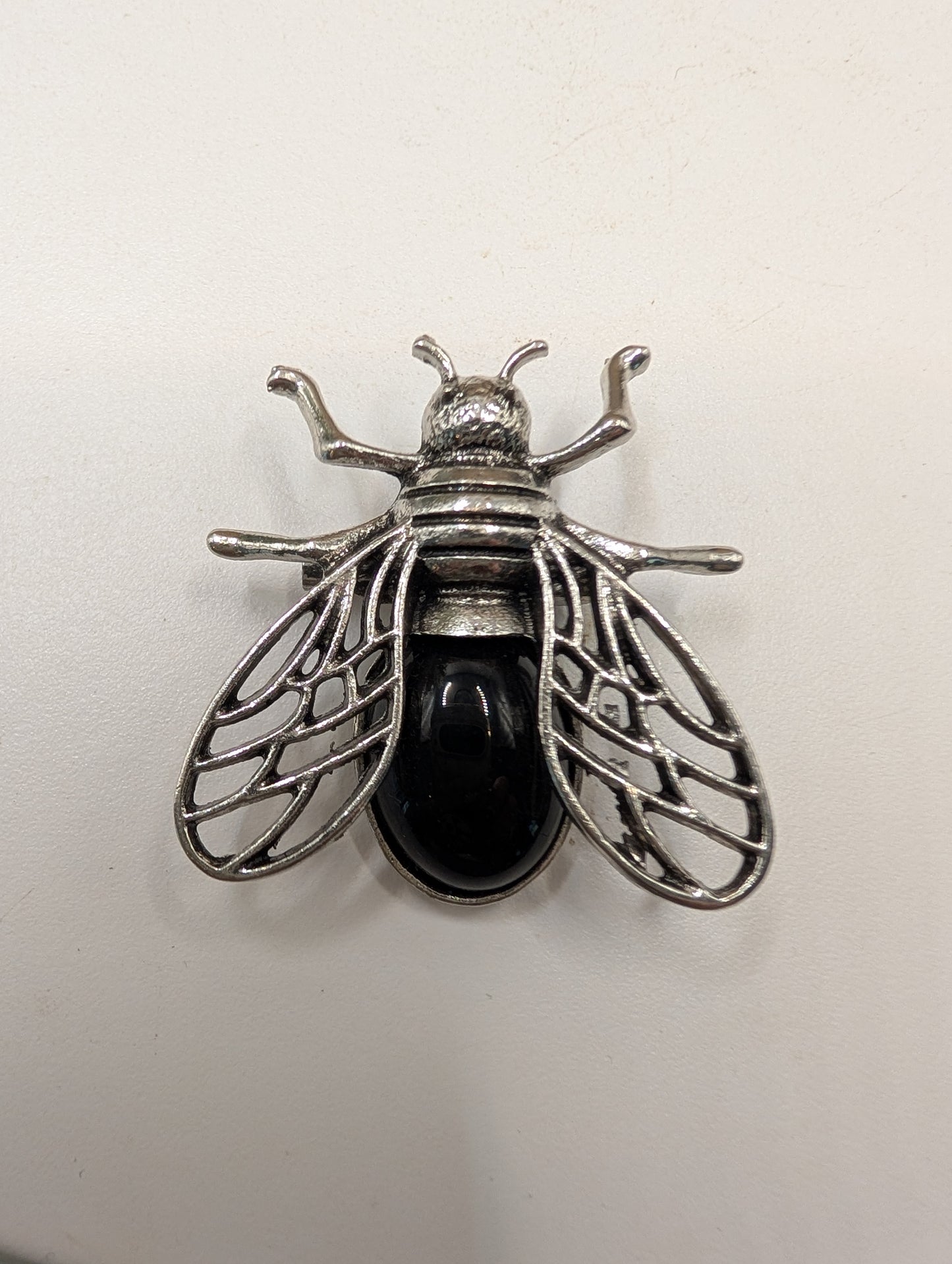 Crystal Bee Pendants & Brooch Pins - Gemstone Insect Jewelry