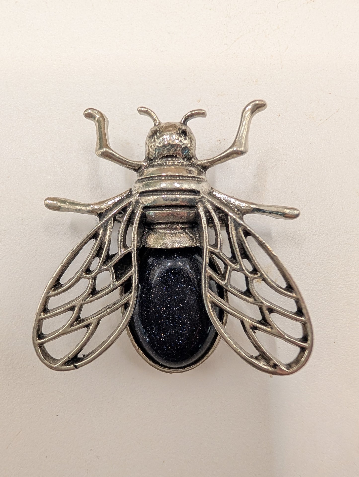Crystal Bee Pendants & Brooch Pins - Gemstone Insect Jewelry