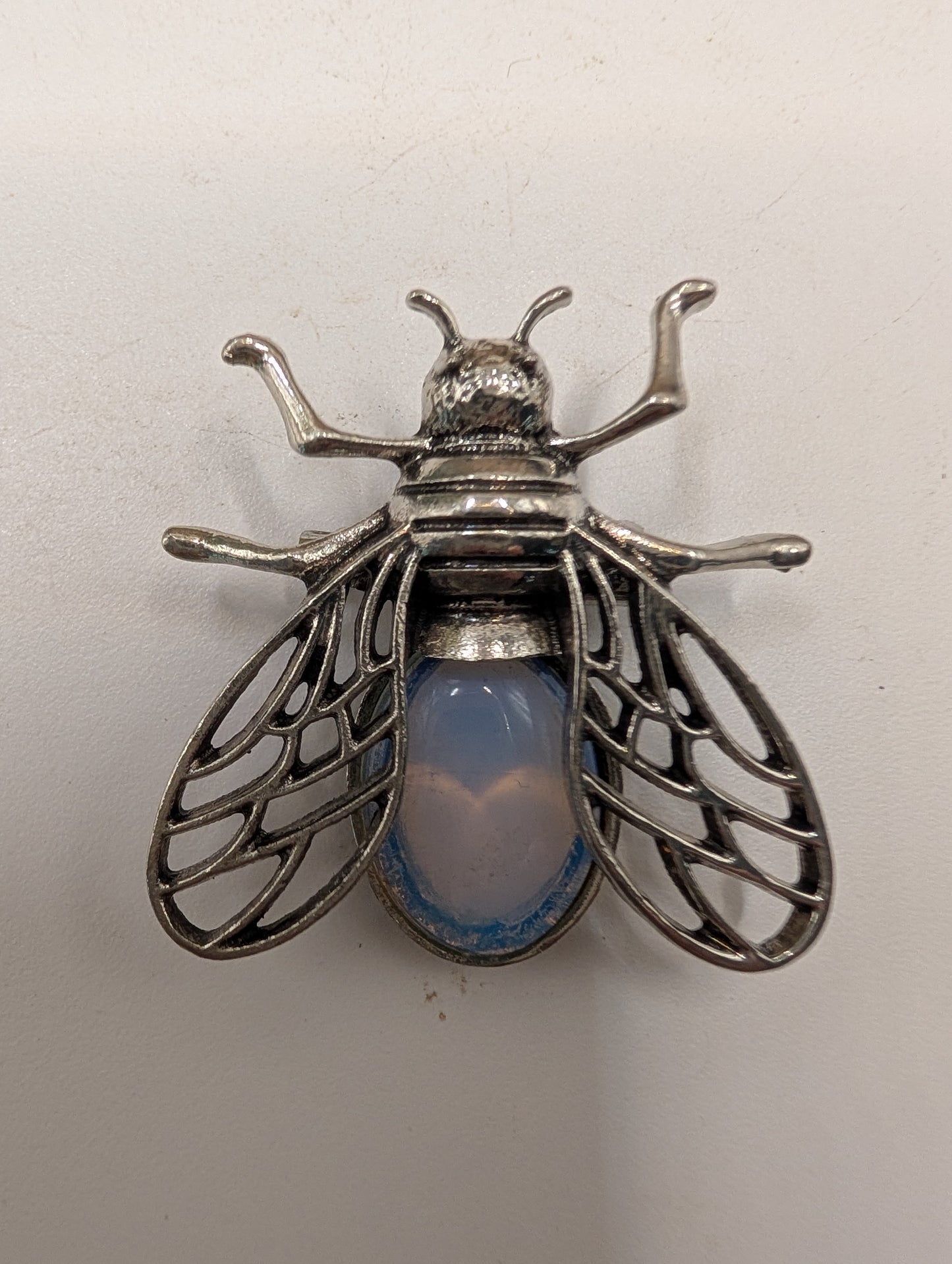 Crystal Bee Pendants & Brooch Pins - Gemstone Insect Jewelry