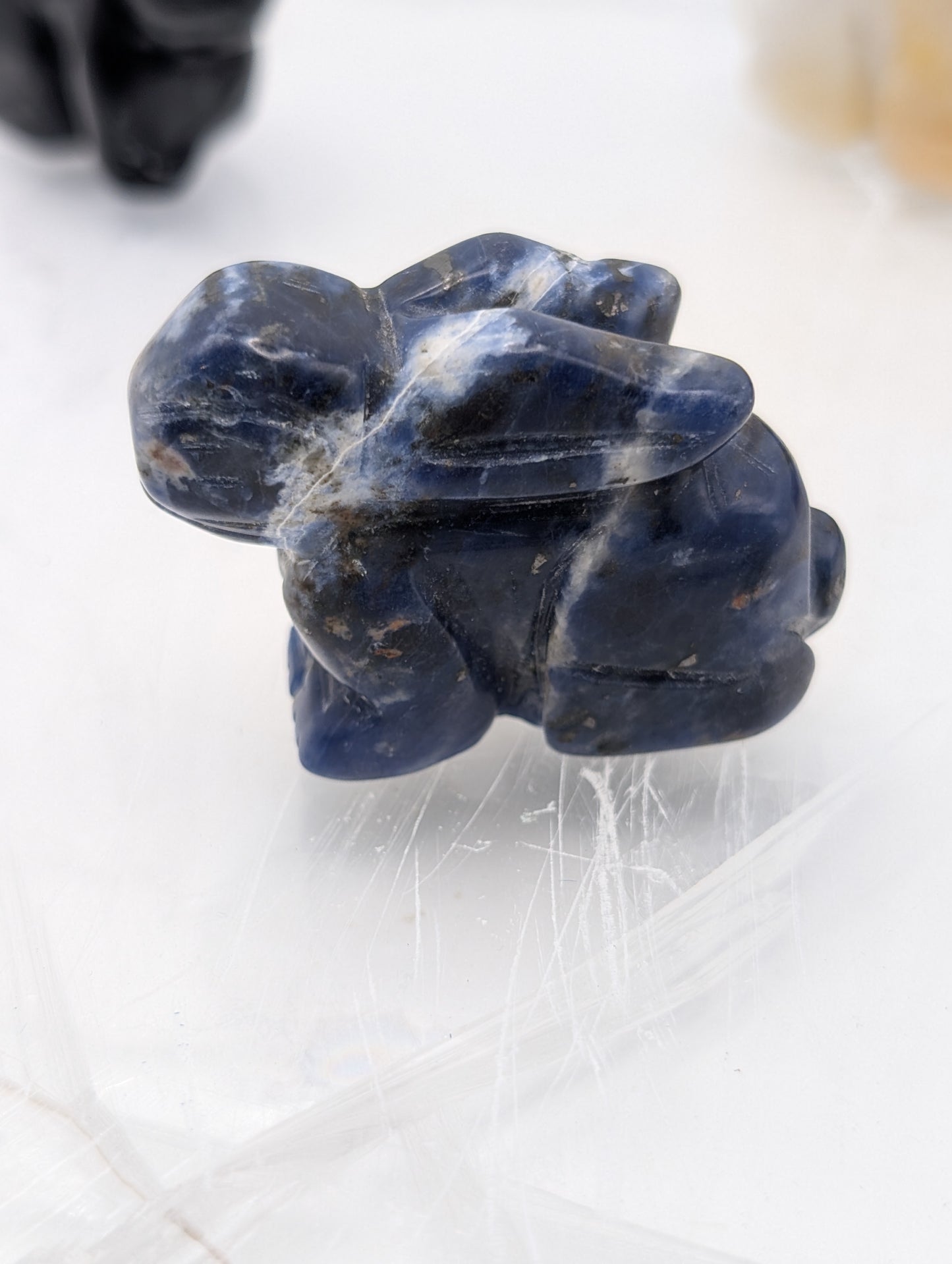 Crystal Rabbit Carvings; Bunnies in Various Stones
