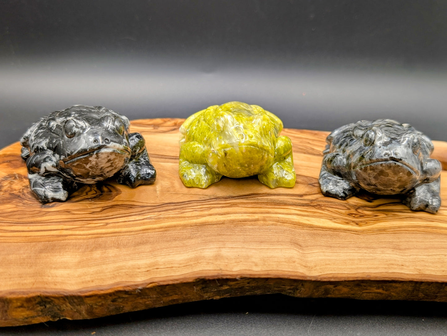 Crystal Frog Carvings