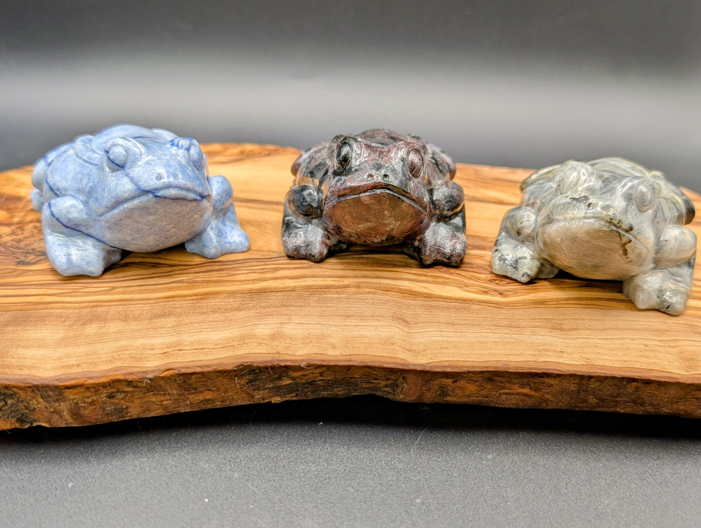 Crystal Frog Carvings