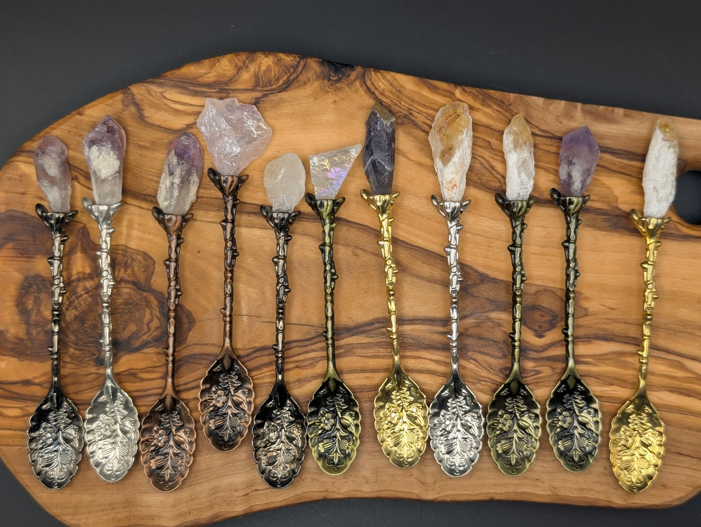 Crystal Tea Spoons