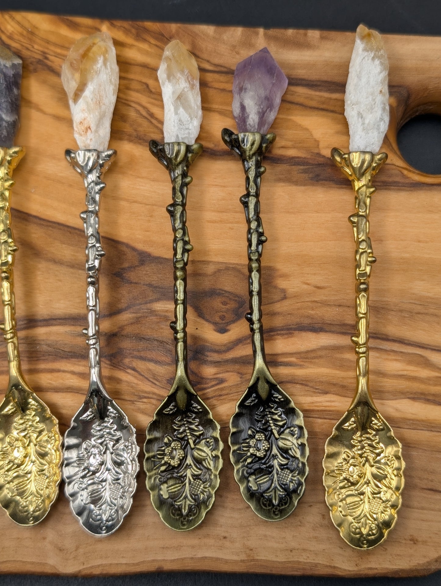 Crystal Tea Spoons