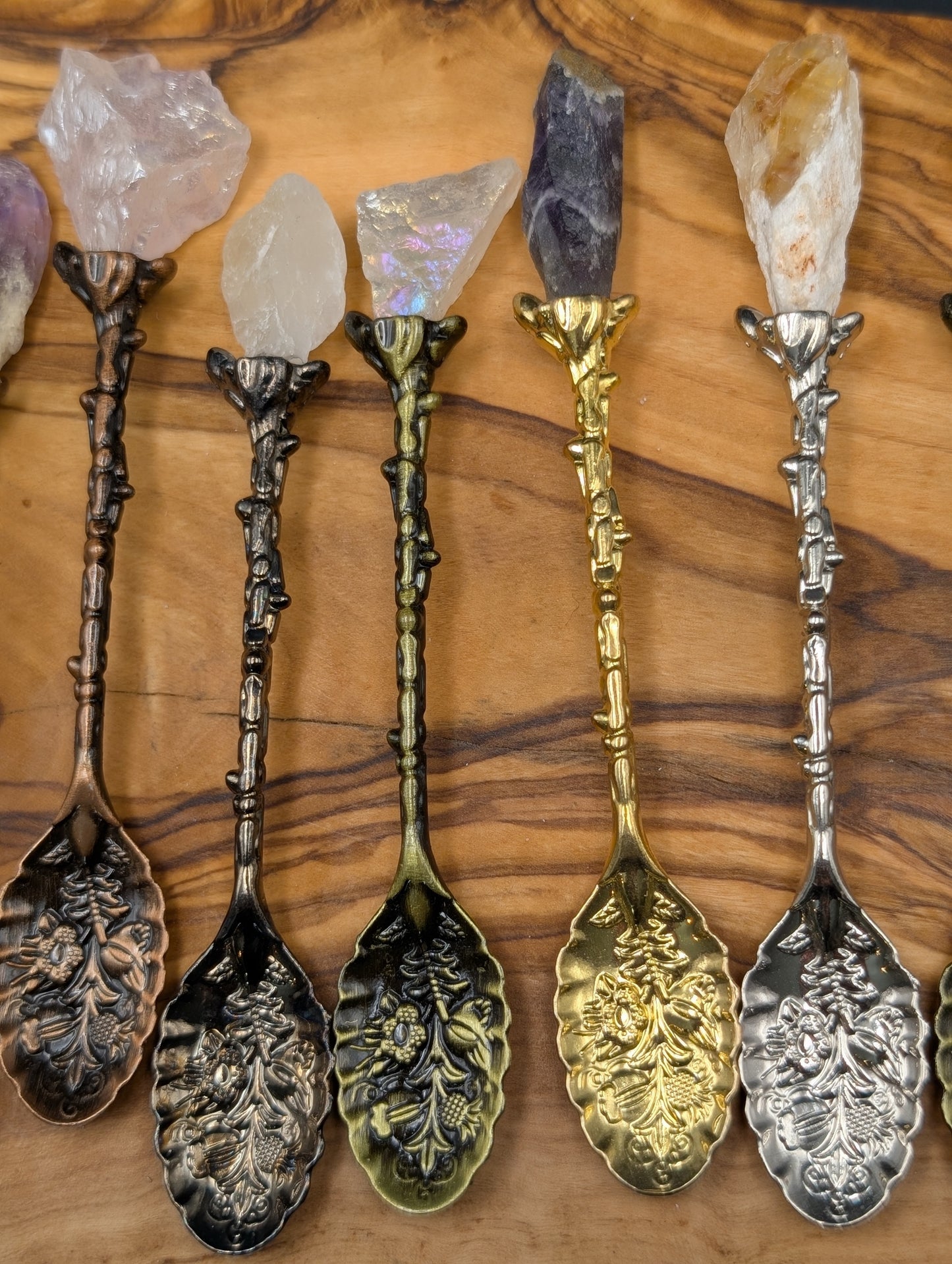 Crystal Tea Spoons