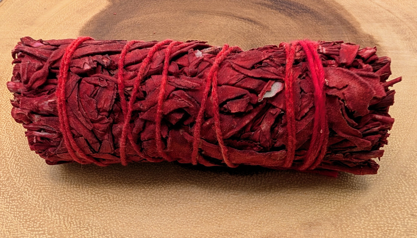 Sage Sticks, Smudge Sticks, White Sage, Cedar & Dragons Blood Sage