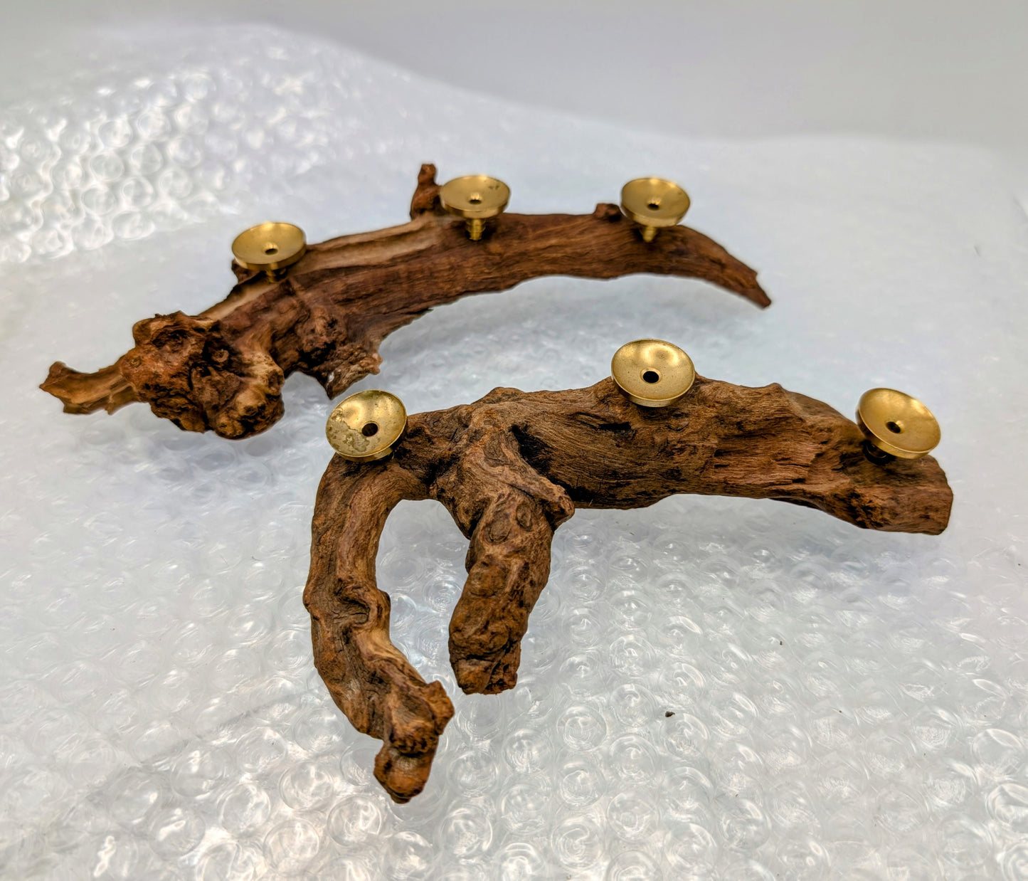 Natural Drift Wood Sphere Stands