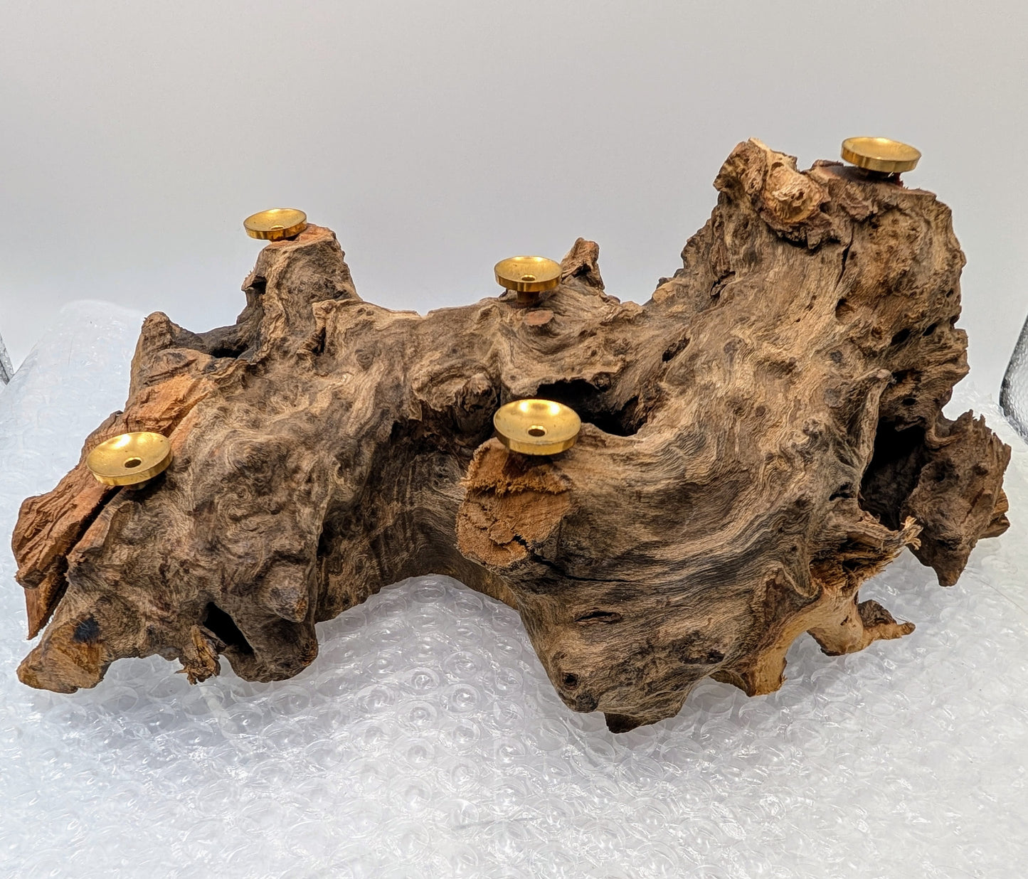 Large Natural Drift Wood Sphere Stand - Holds 5 Spheres!!