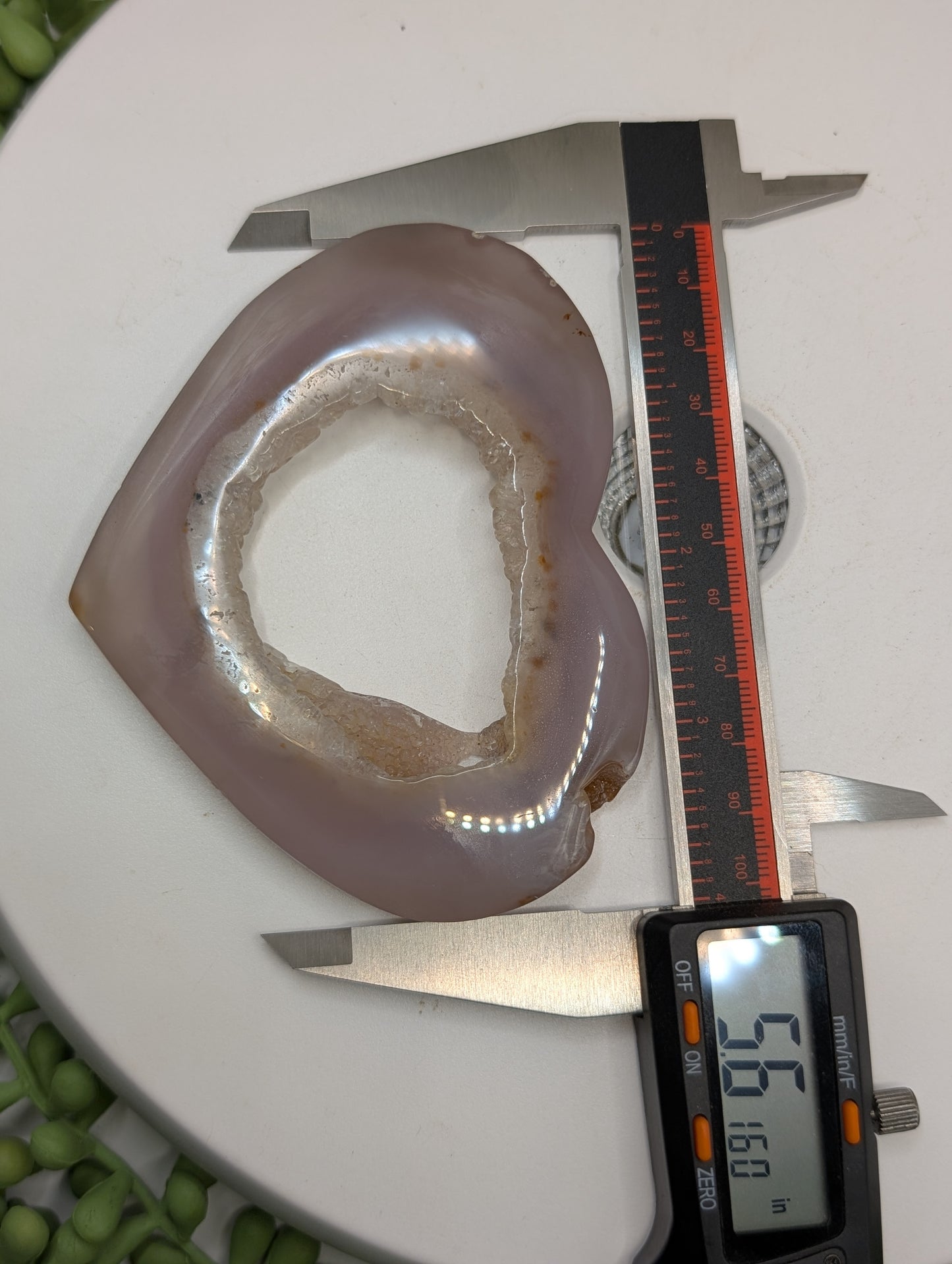 Medium Druzy Agate Heart