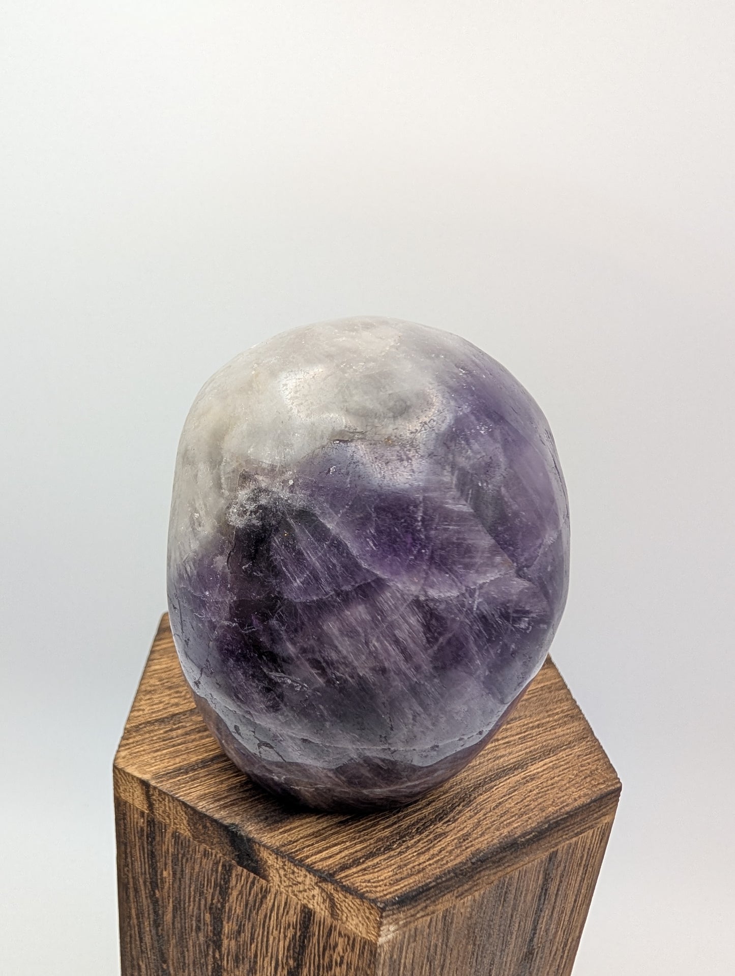 Druzy Amethyst Crystal Skull