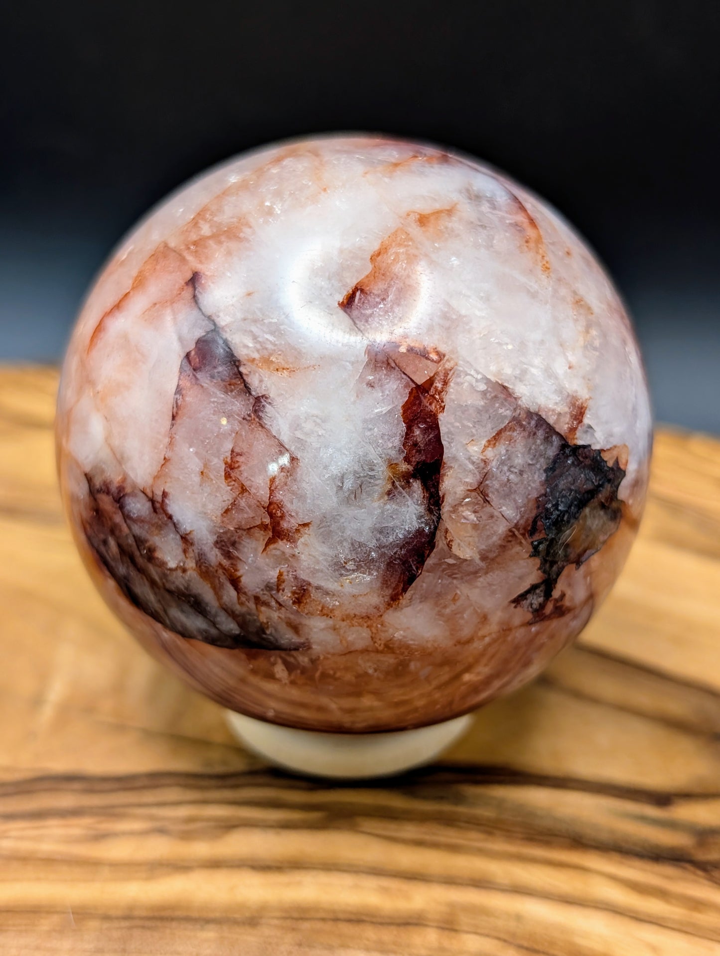 Fire Quartz Spheres
