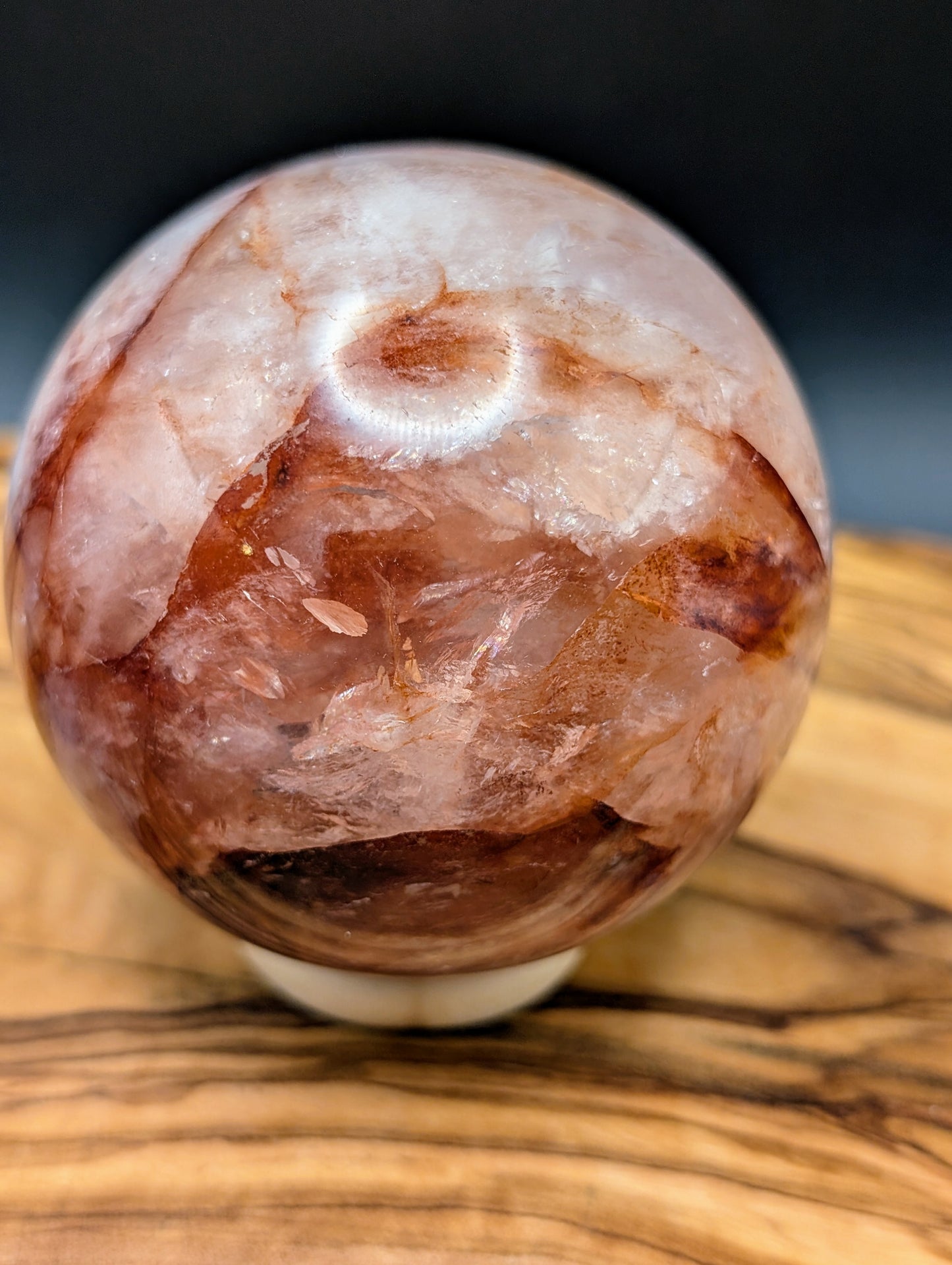 Fire Quartz Spheres