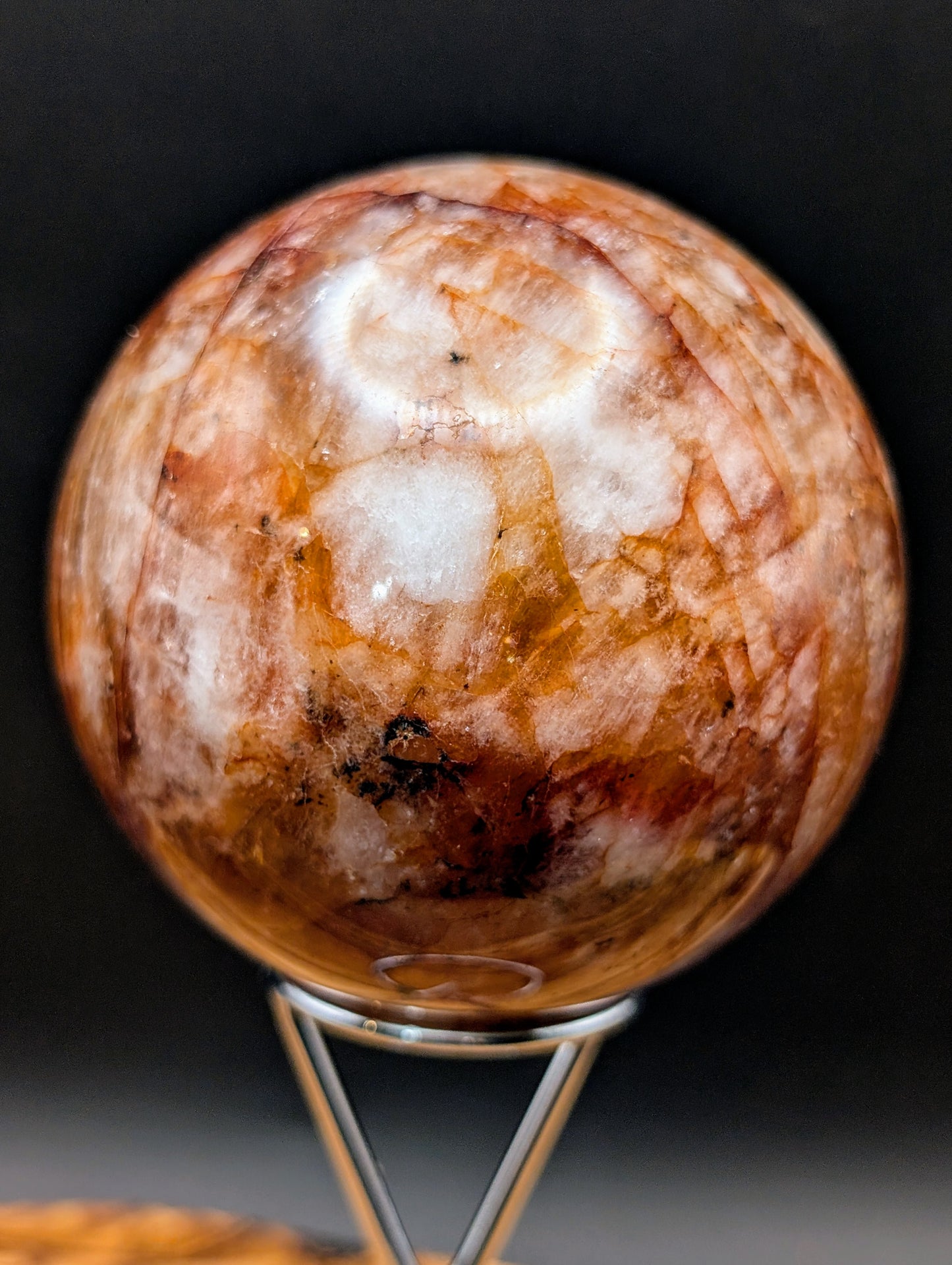 Fire Quartz Spheres