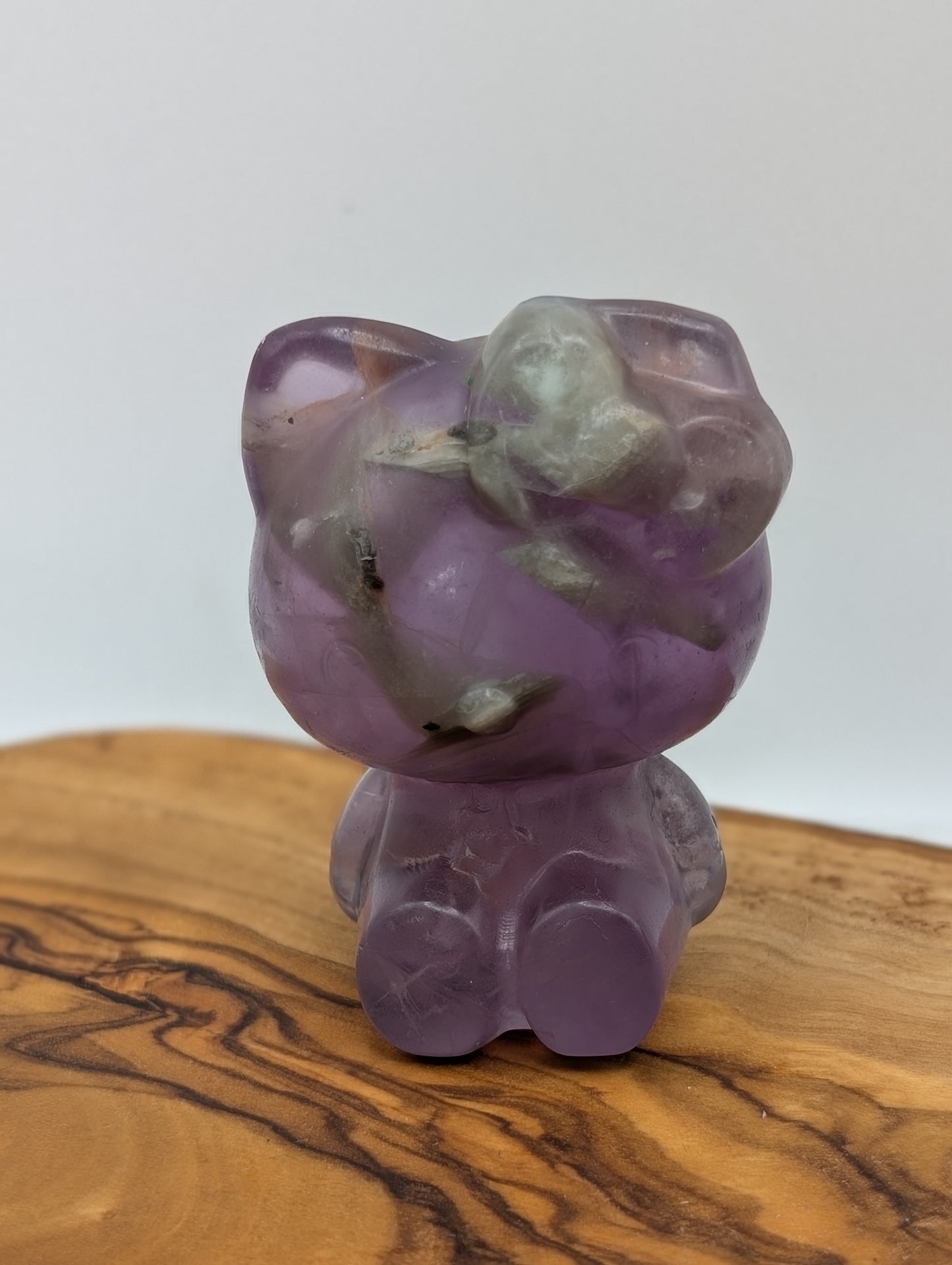Fluorite Hello Kitty Carvings